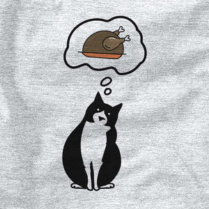 Turkey Thoughts Oliver the Tuxedo Cat