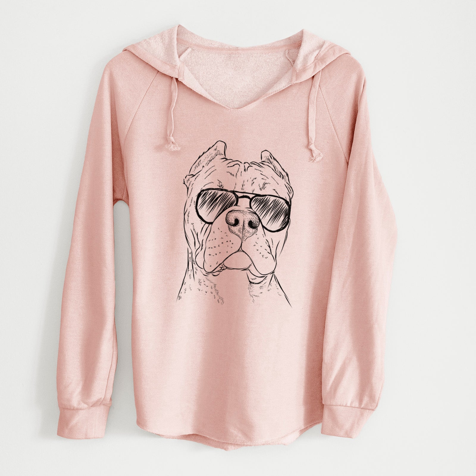 Aviator Bam Bam the Pitbull - Cali Wave Hooded Sweatshirt