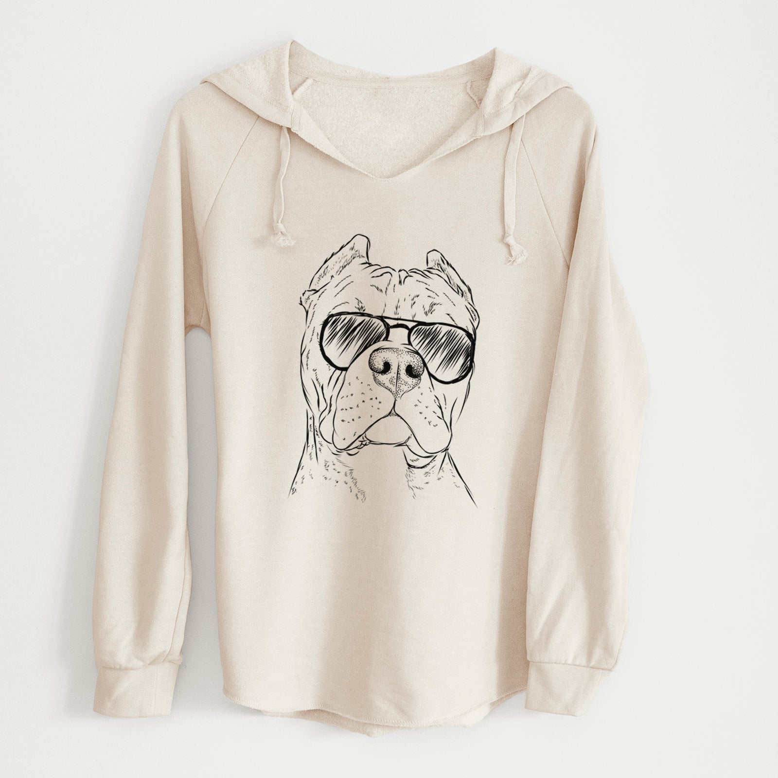Aviator Bam Bam the Pitbull - Cali Wave Hooded Sweatshirt