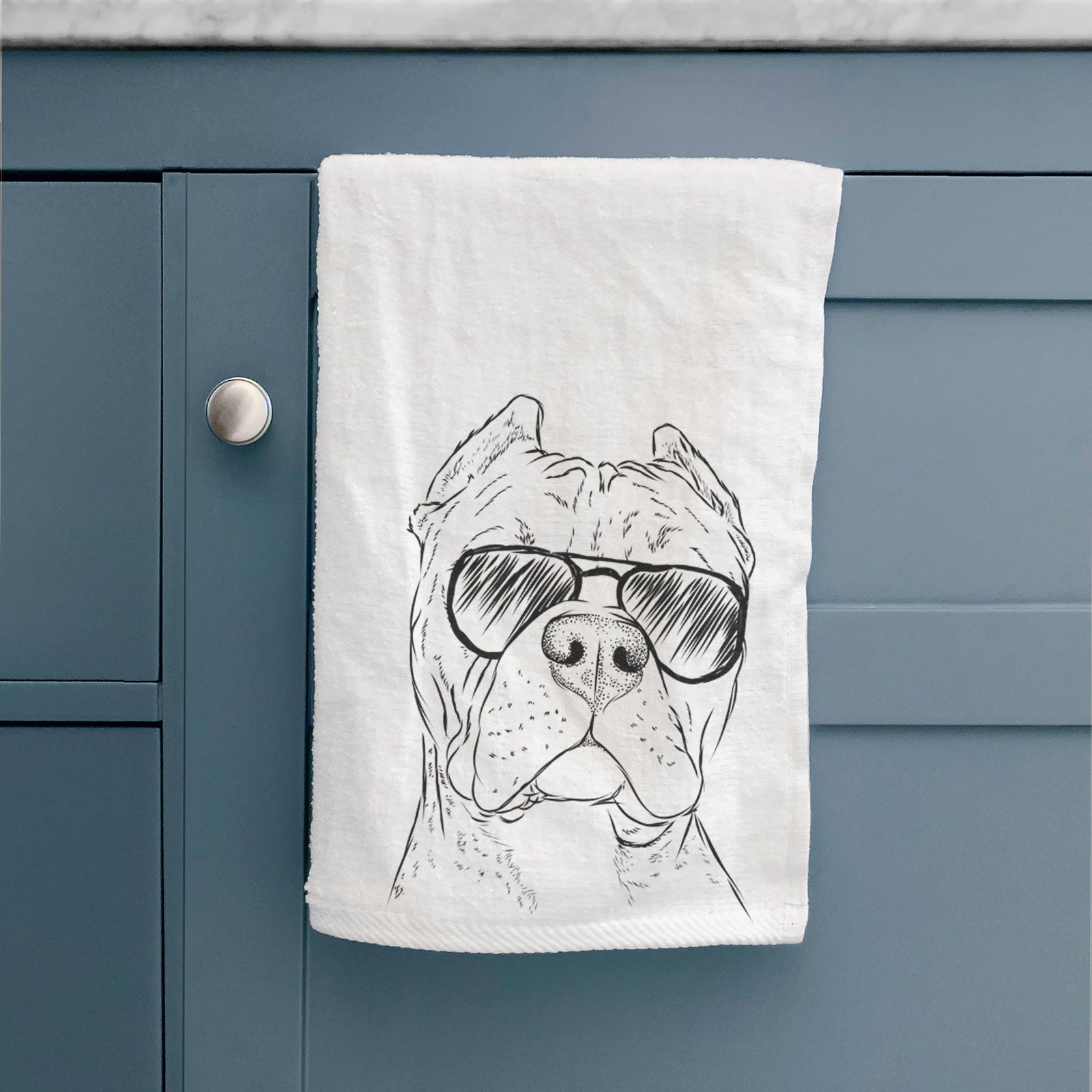 Bam Bam the Pitbull Decorative Hand Towel
