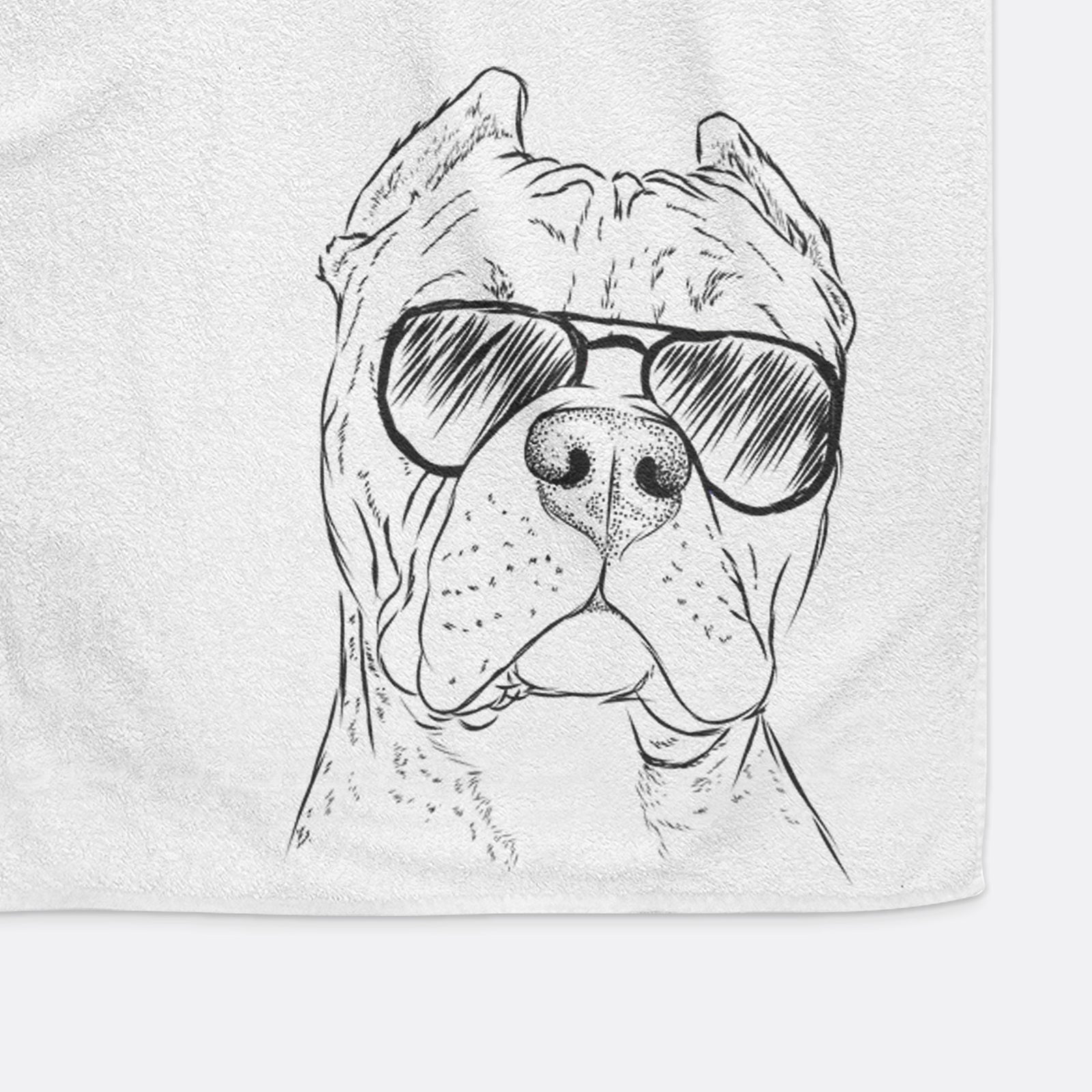 Bam Bam the Pitbull Decorative Hand Towel