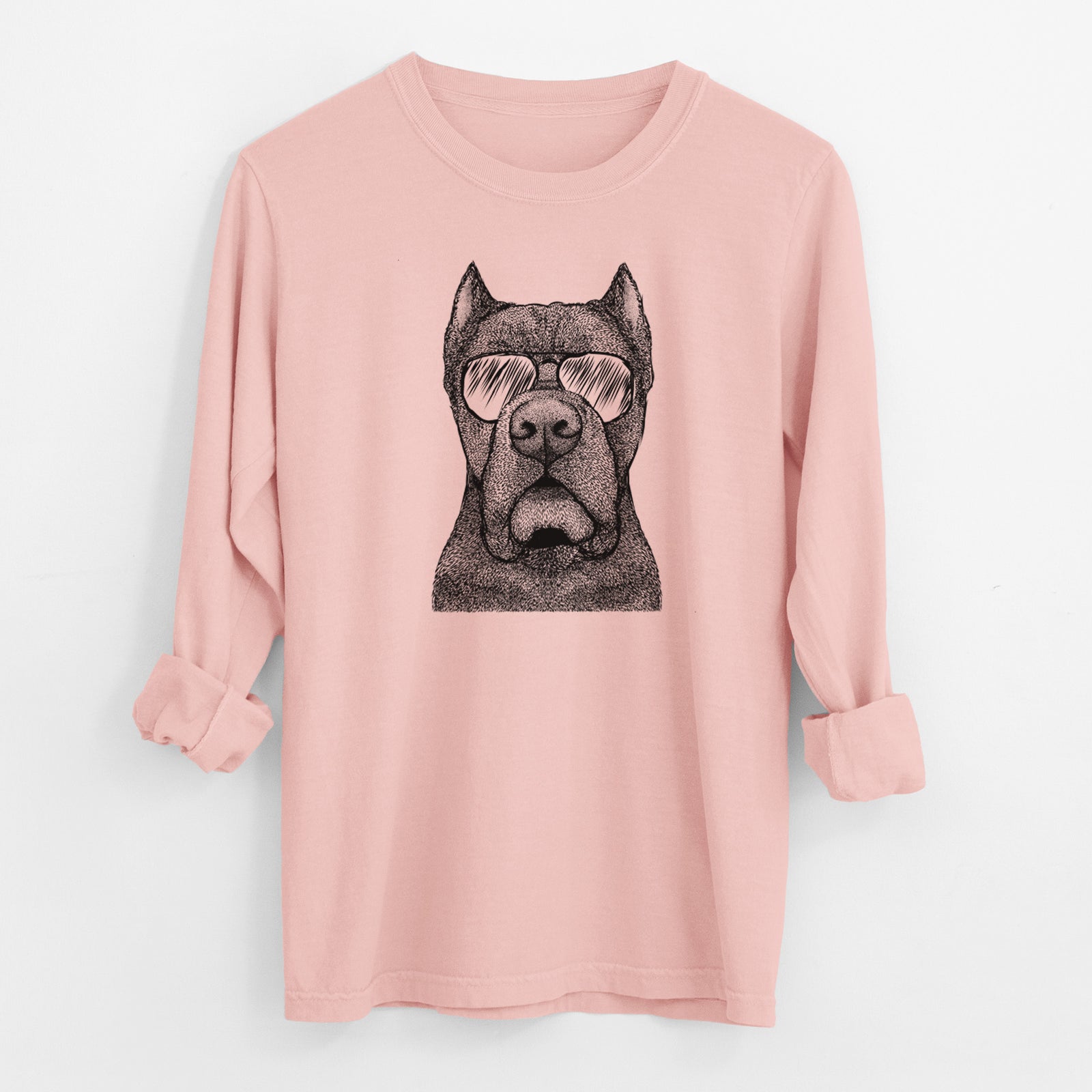 Aviator Bruno the Cane Corso - Men's Heavyweight 100% Cotton Long Sleeve