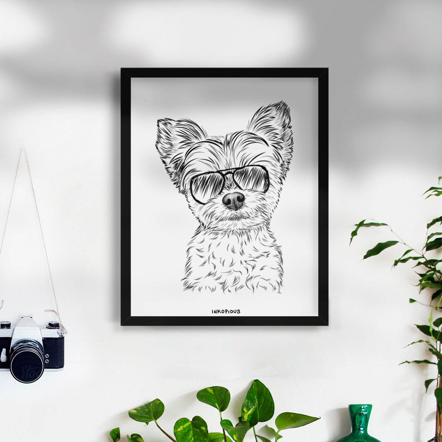 Chance the Yapper the Yorkshire Terrier Art Print