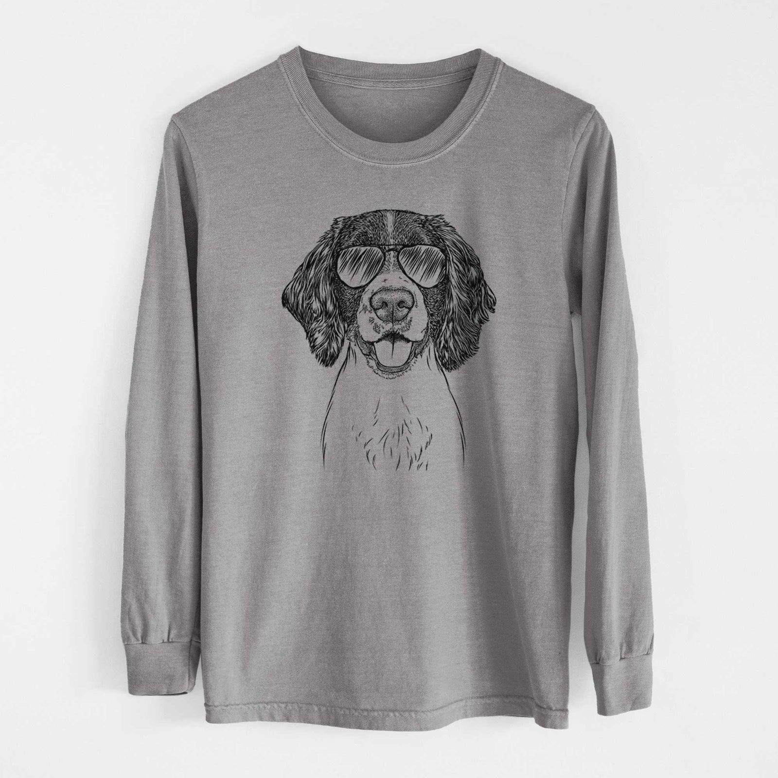 Aviator Ever the English Springer Spaniel - Men's Heavyweight 100% Cotton Long Sleeve