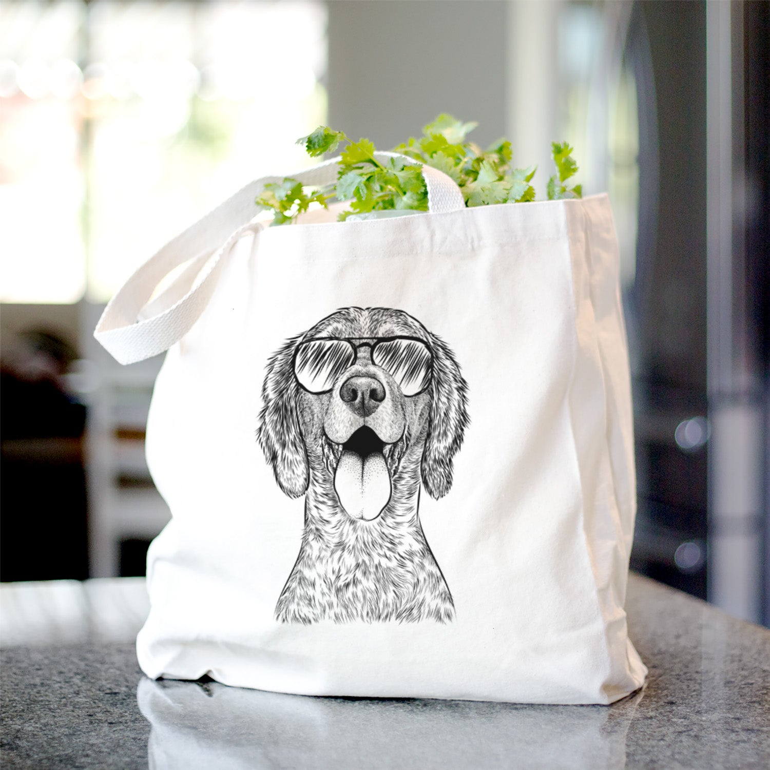 Freddy the English Setter - Tote Bag