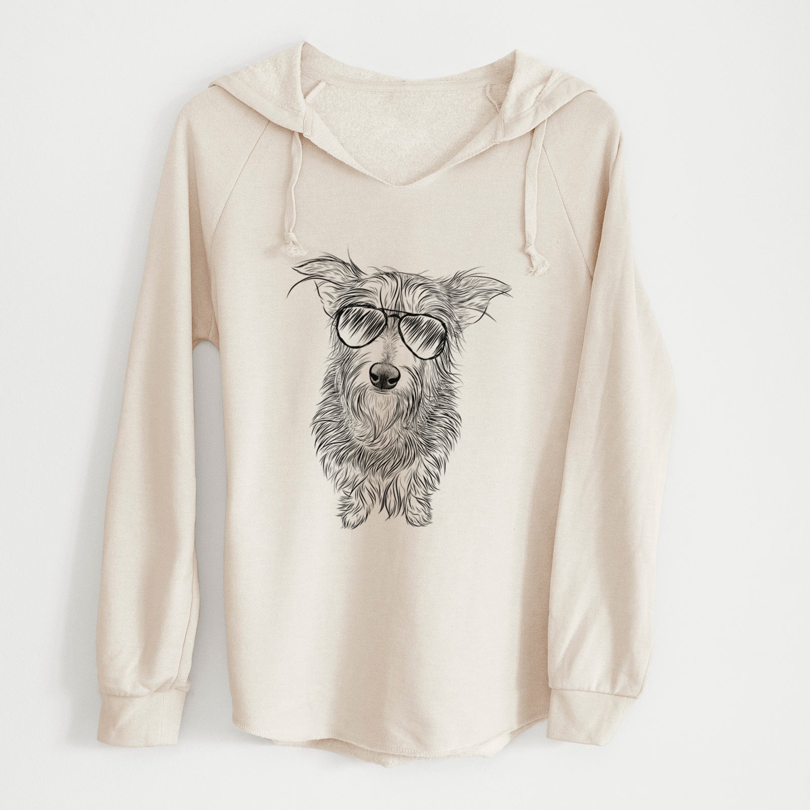 Aviator Frida Doggo the Rescue Terrier Mix - Cali Wave Hooded Sweatshirt