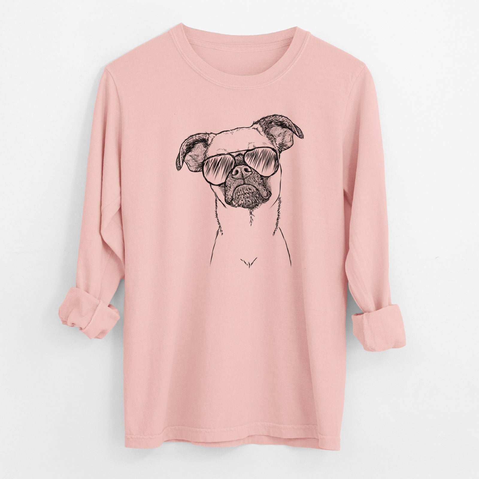Aviator Groot the Brussels Griffon - Men's Heavyweight 100% Cotton Long Sleeve