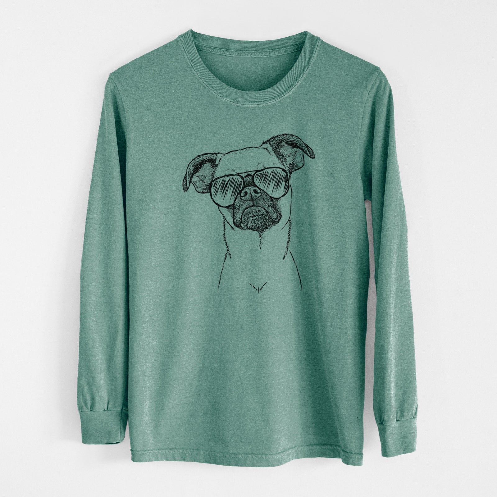 Aviator Groot the Brussels Griffon - Men's Heavyweight 100% Cotton Long Sleeve