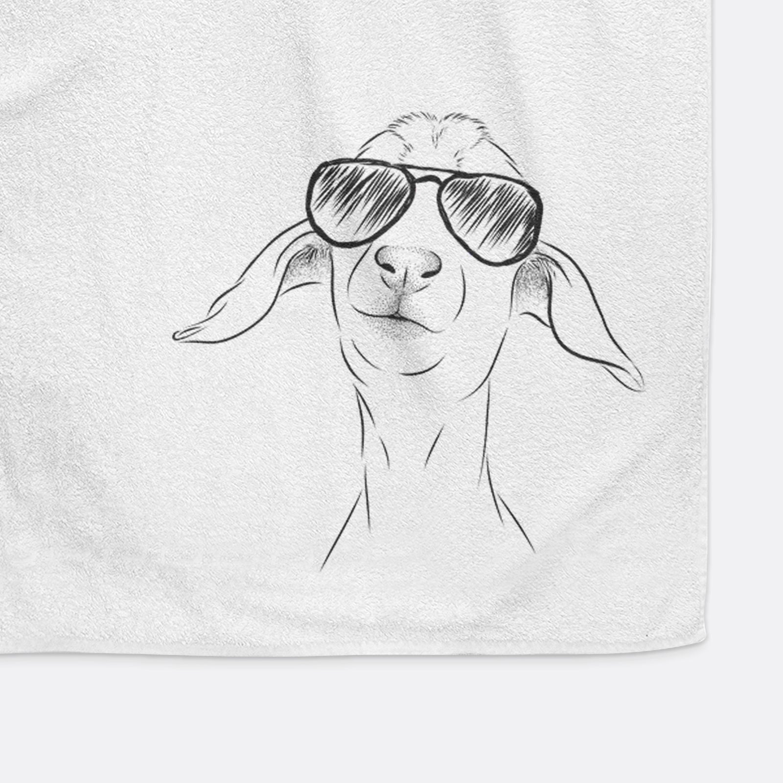 Kara Dune the Spanish Boer Goat Decorative Hand Towel