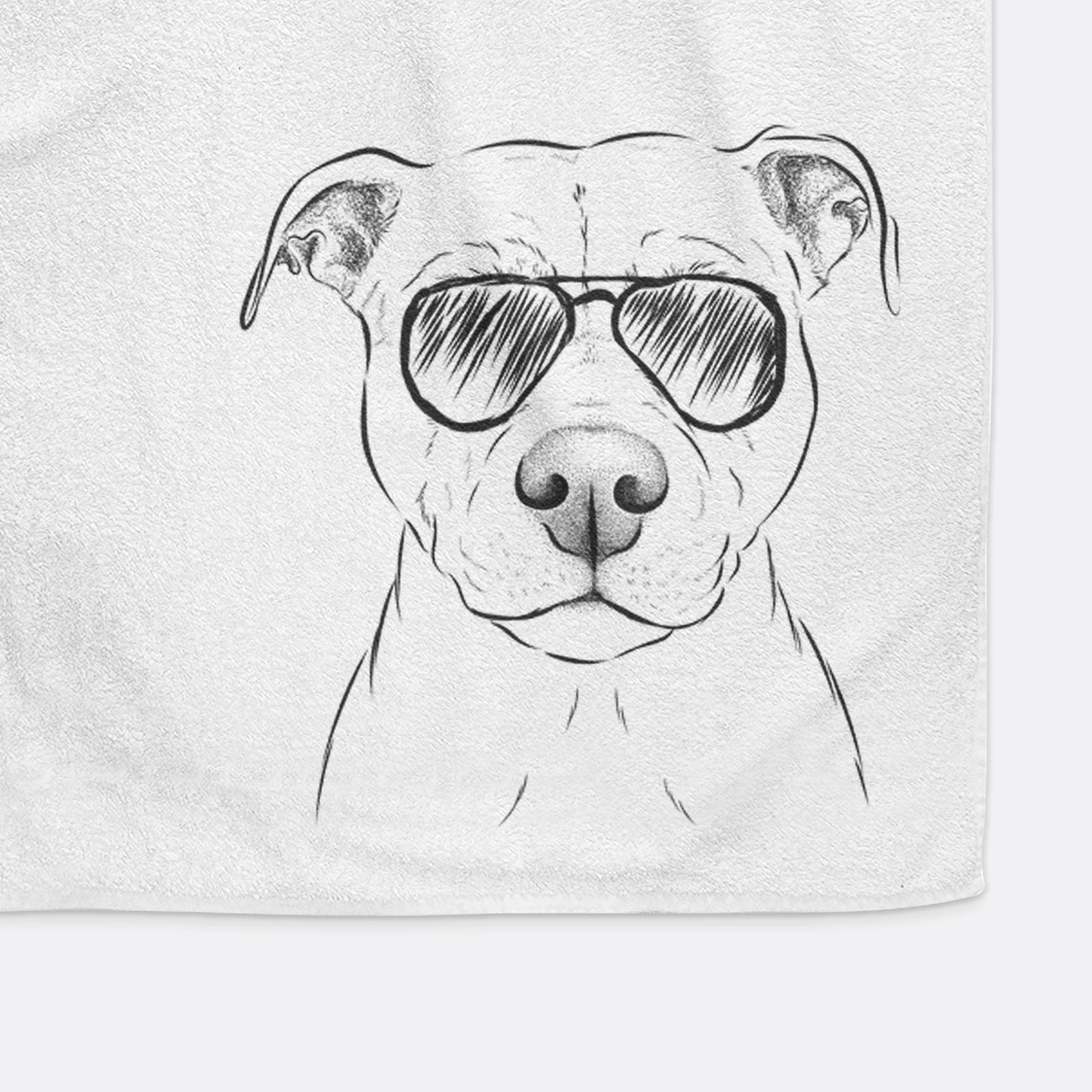 Khaleesi the Pitbull Decorative Hand Towel