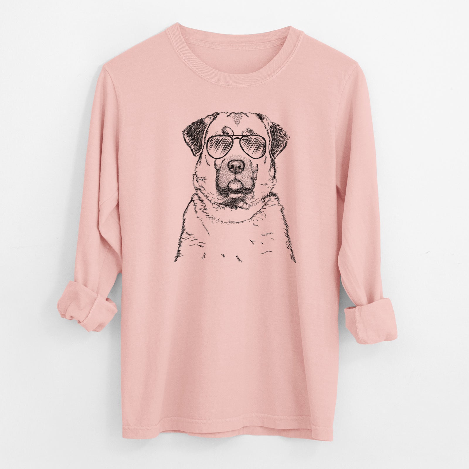 Aviator Loca the Anatolian Shepherd - Men's Heavyweight 100% Cotton Long Sleeve