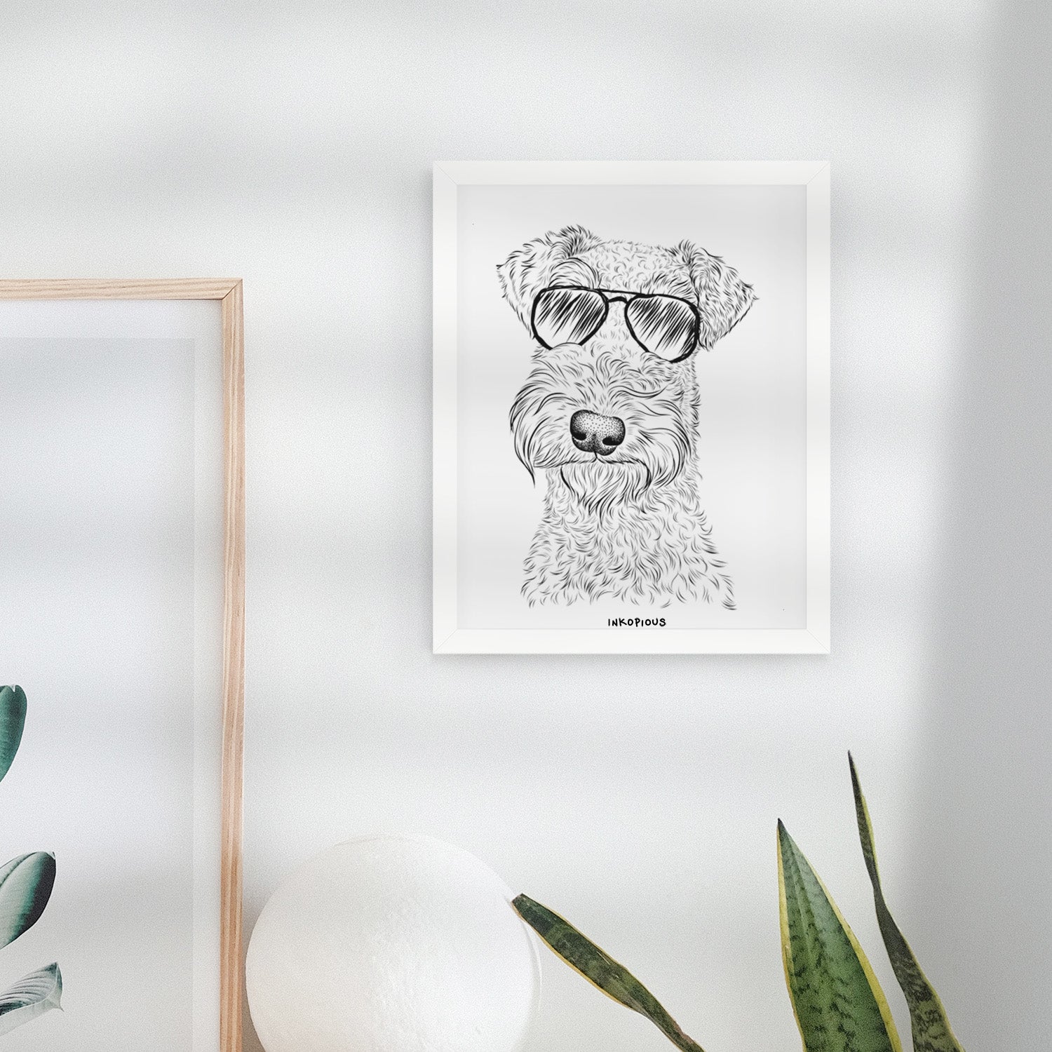 Roc Haven Maggie May the Airedale Terrier Art Print