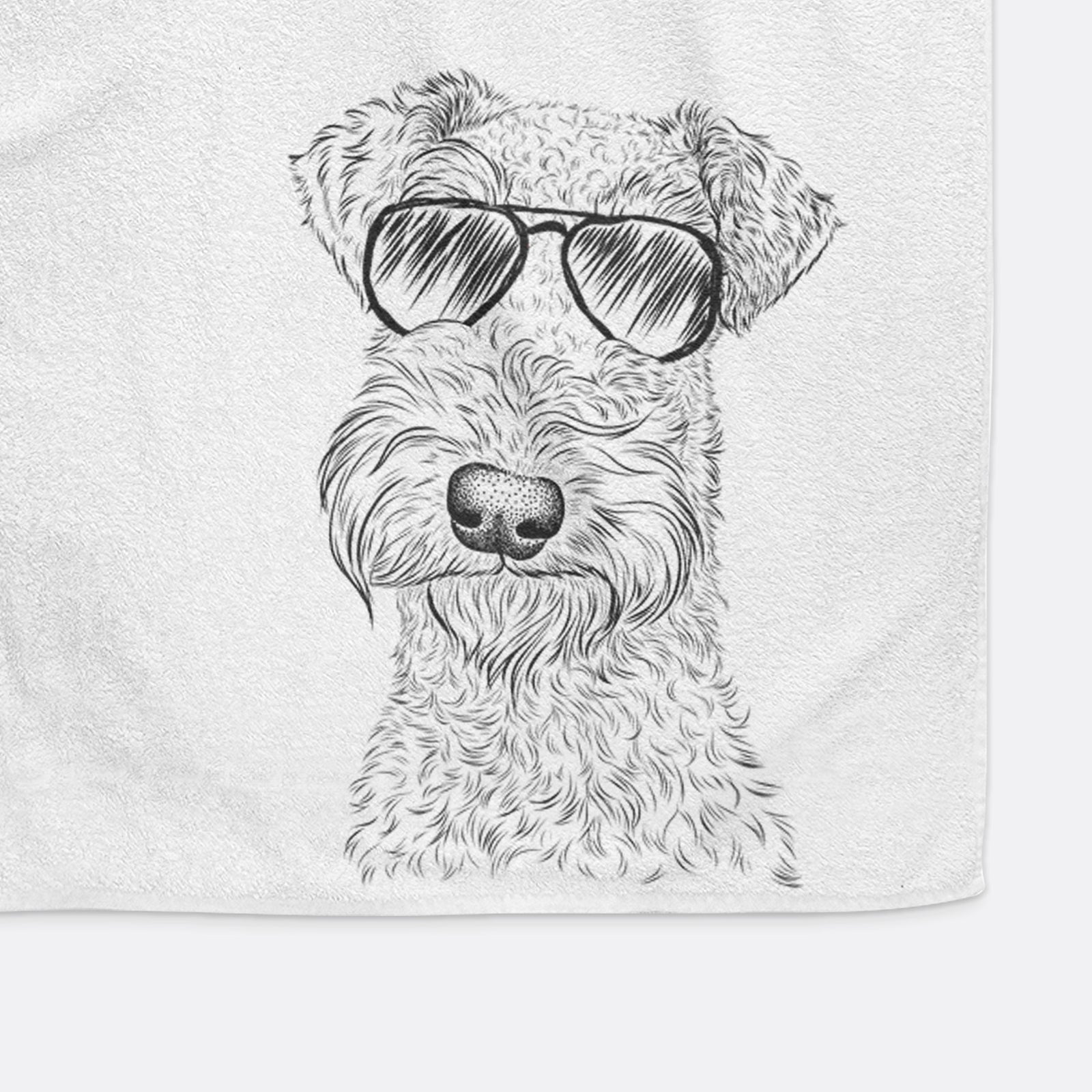 Roc Haven Maggie May the Airedale Terrier Decorative Hand Towel