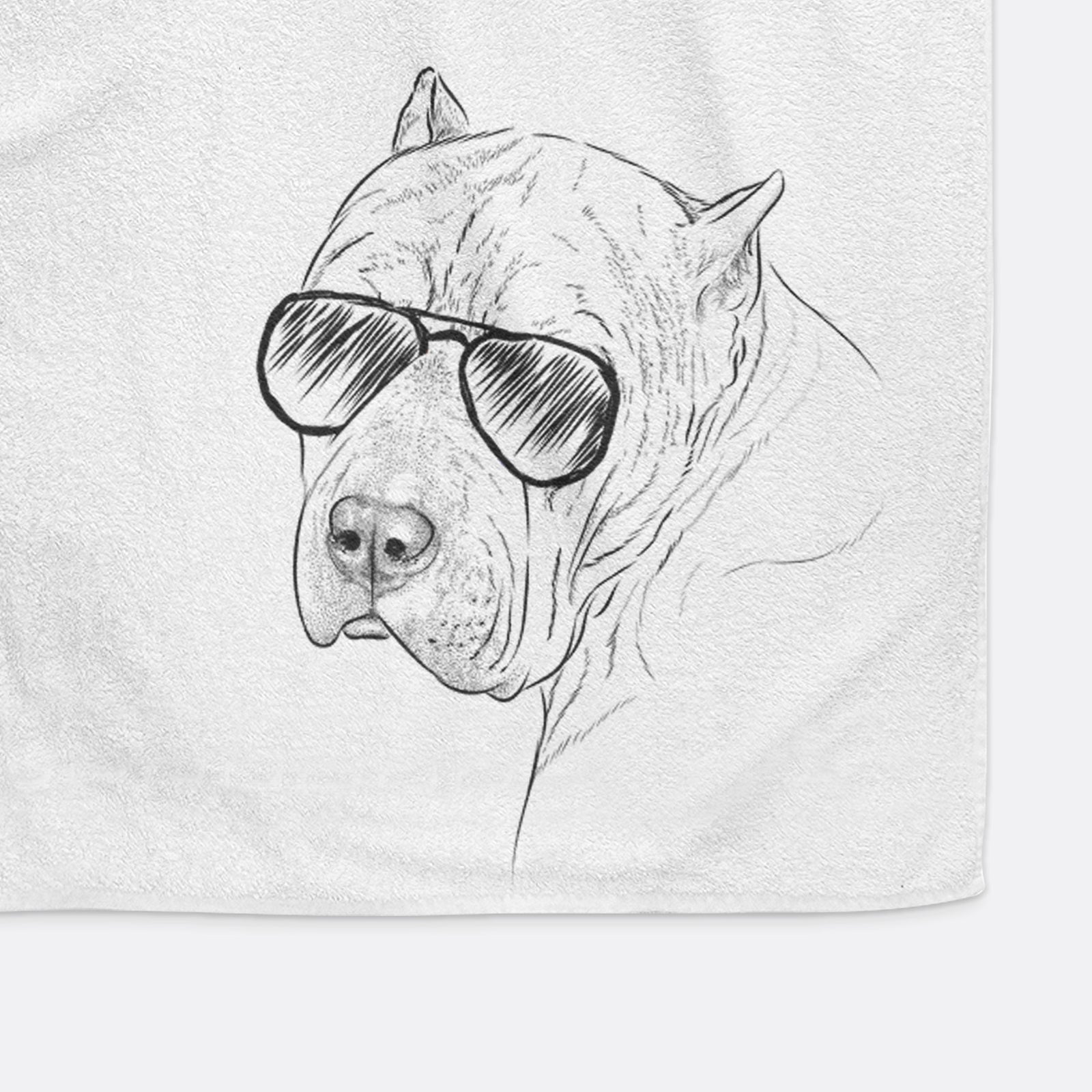Precious the Staffordshire Terrier Decorative Hand Towel
