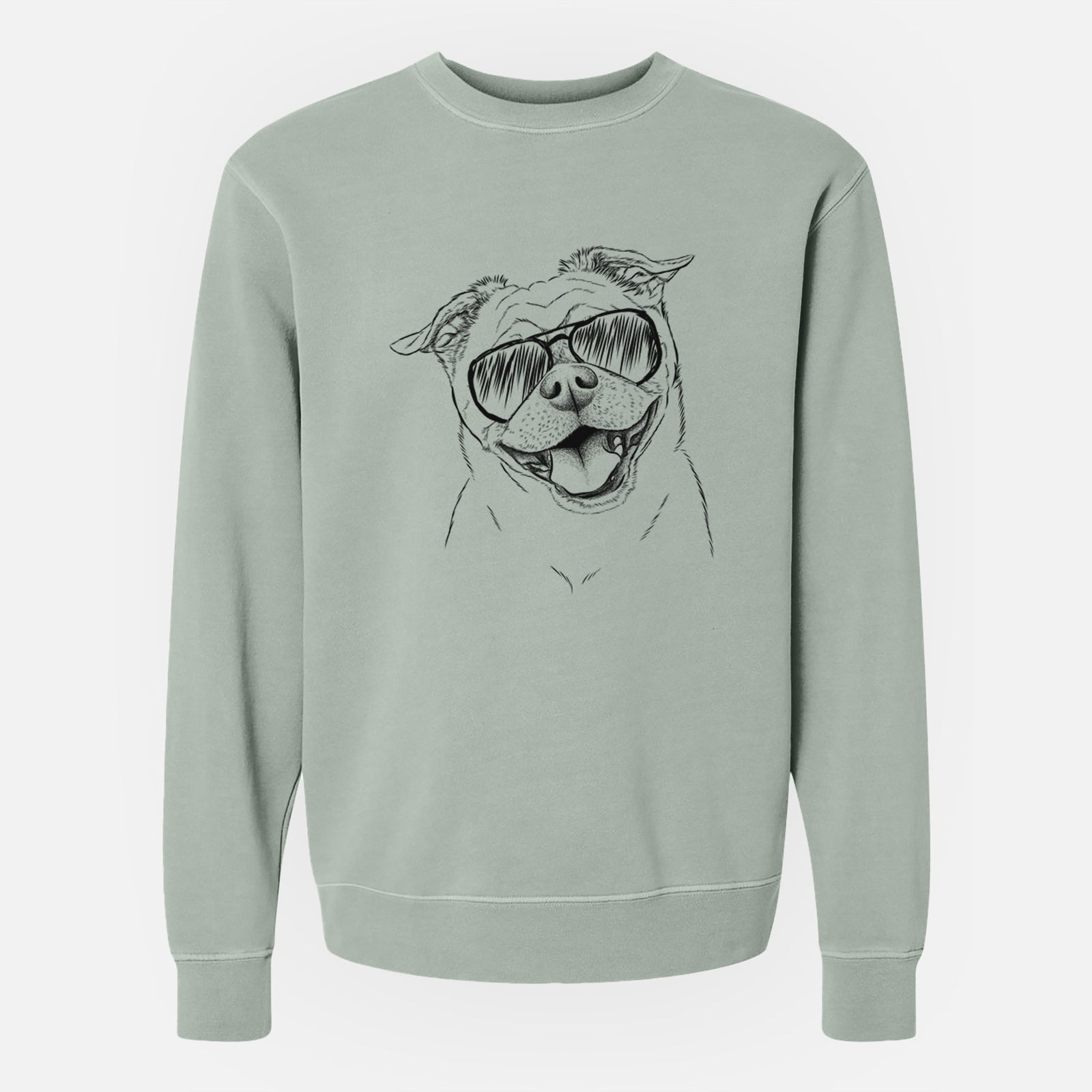 Aviator Riley the Chug - Unisex Pigment Dyed Crew Sweatshirt