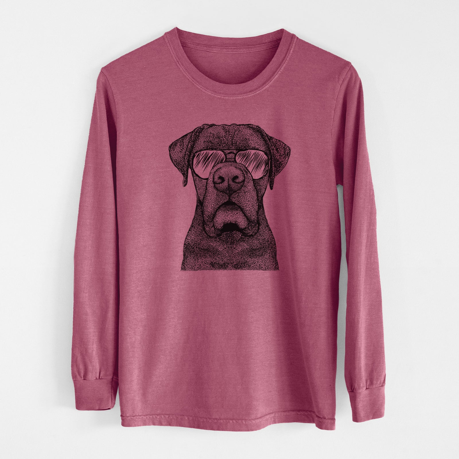 Aviator Rocco the Cane Corso - Men's Heavyweight 100% Cotton Long Sleeve