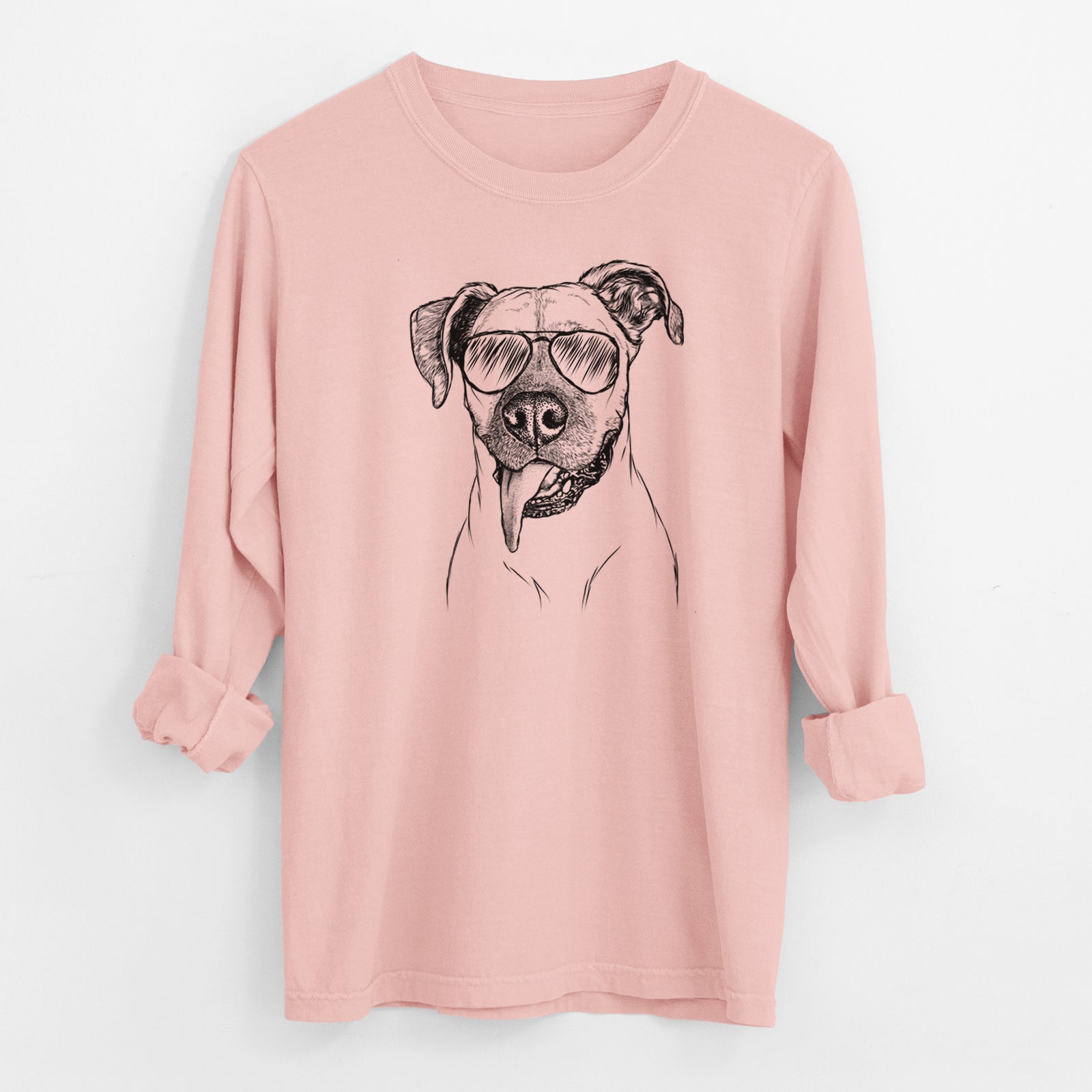 Aviator Sir Jake the Boxer - Men's Heavyweight 100% Cotton Long Sleeve