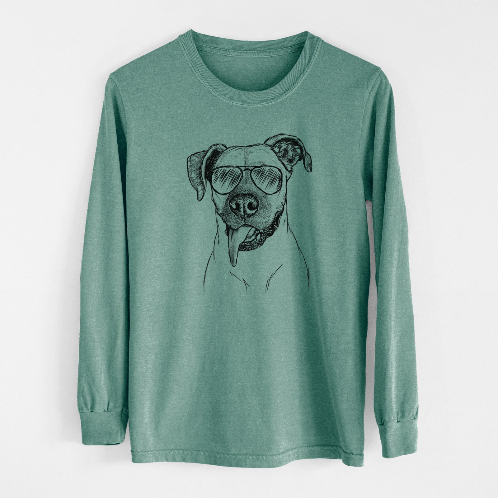 Aviator Sir Jake the Boxer - Men's Heavyweight 100% Cotton Long Sleeve