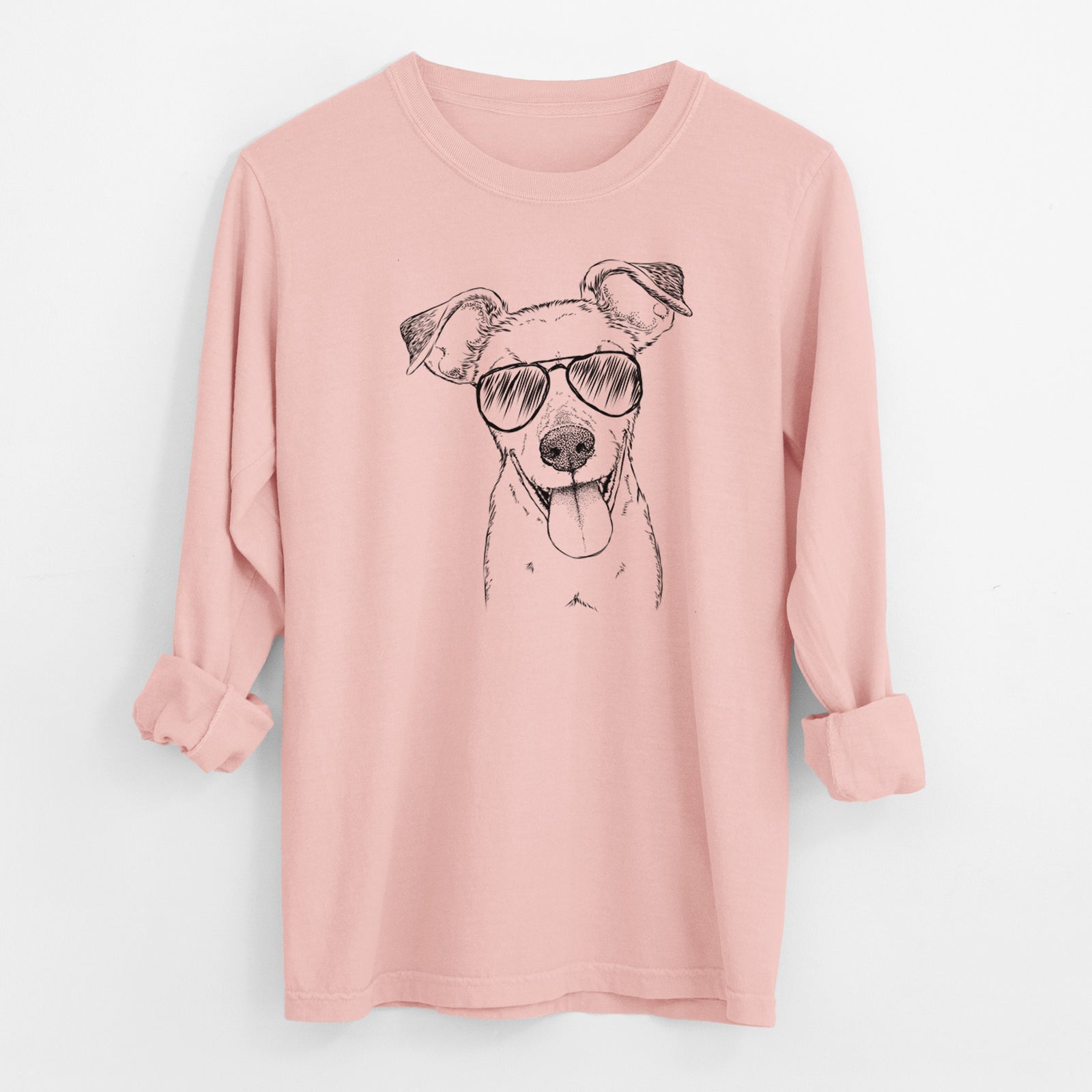 Aviator Tyler the Mixed Breed - Men's Heavyweight 100% Cotton Long Sleeve