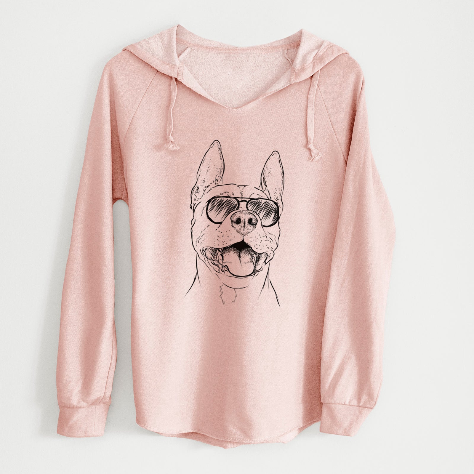 Aviator Wally the Pitbull - Cali Wave Hooded Sweatshirt