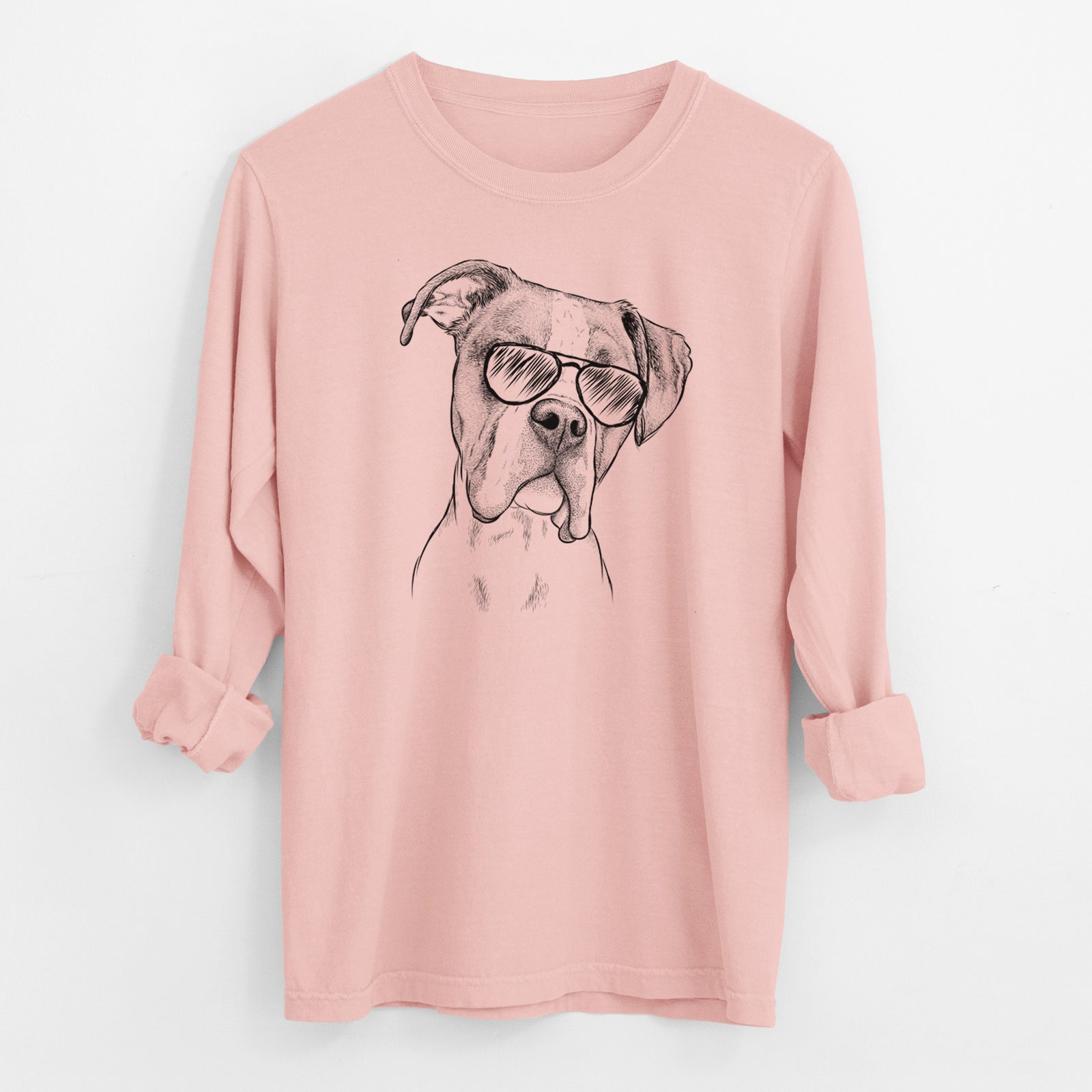 Aviator Winston the Boxer - Men's Heavyweight 100% Cotton Long Sleeve