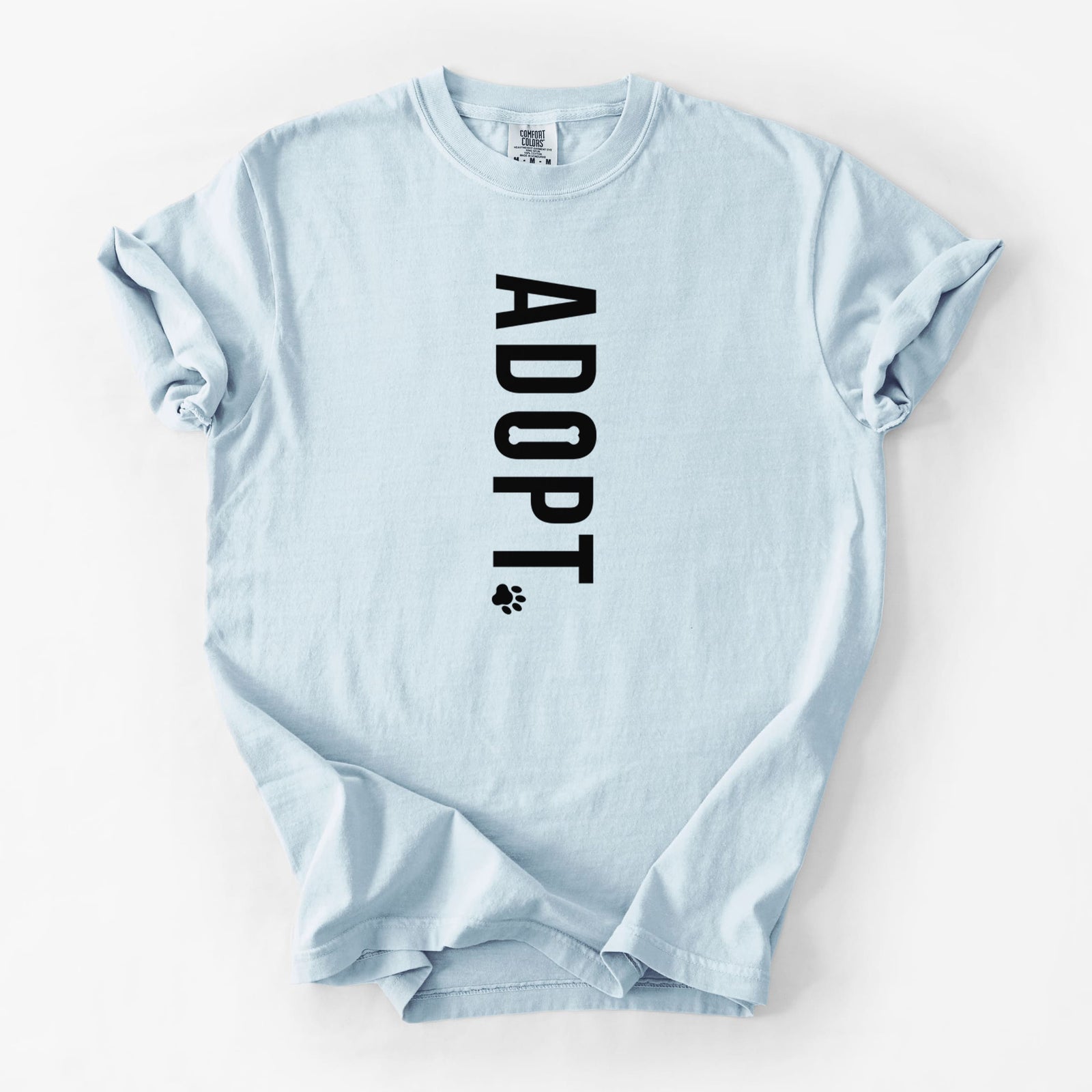 Adopt. - Unisex Comfort Colors Garment-Dyed Heavyweight T-shirt in Chambray