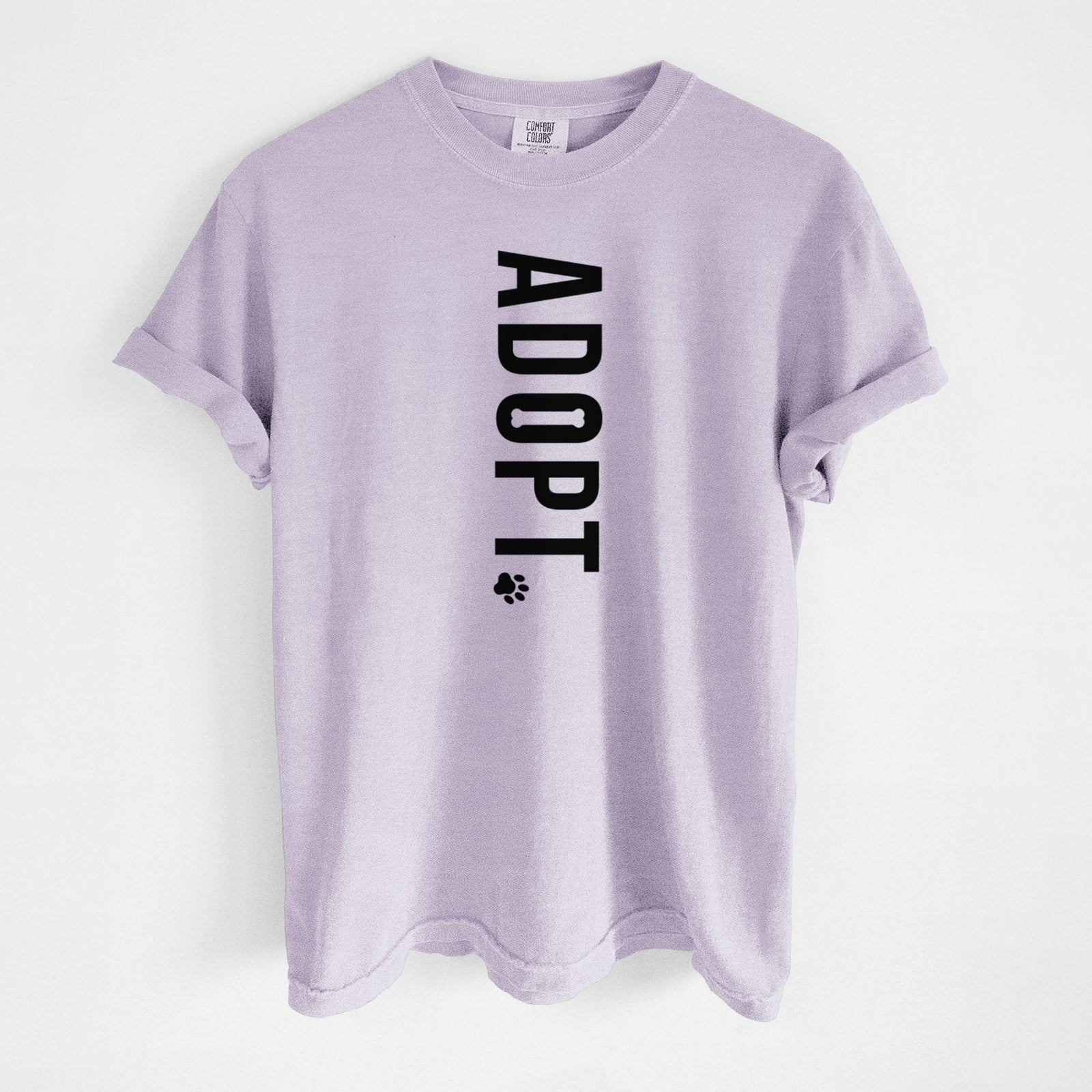Adopt. - Unisex Comfort Colors Garment-Dyed Heavyweight T-shirt in Orchid
