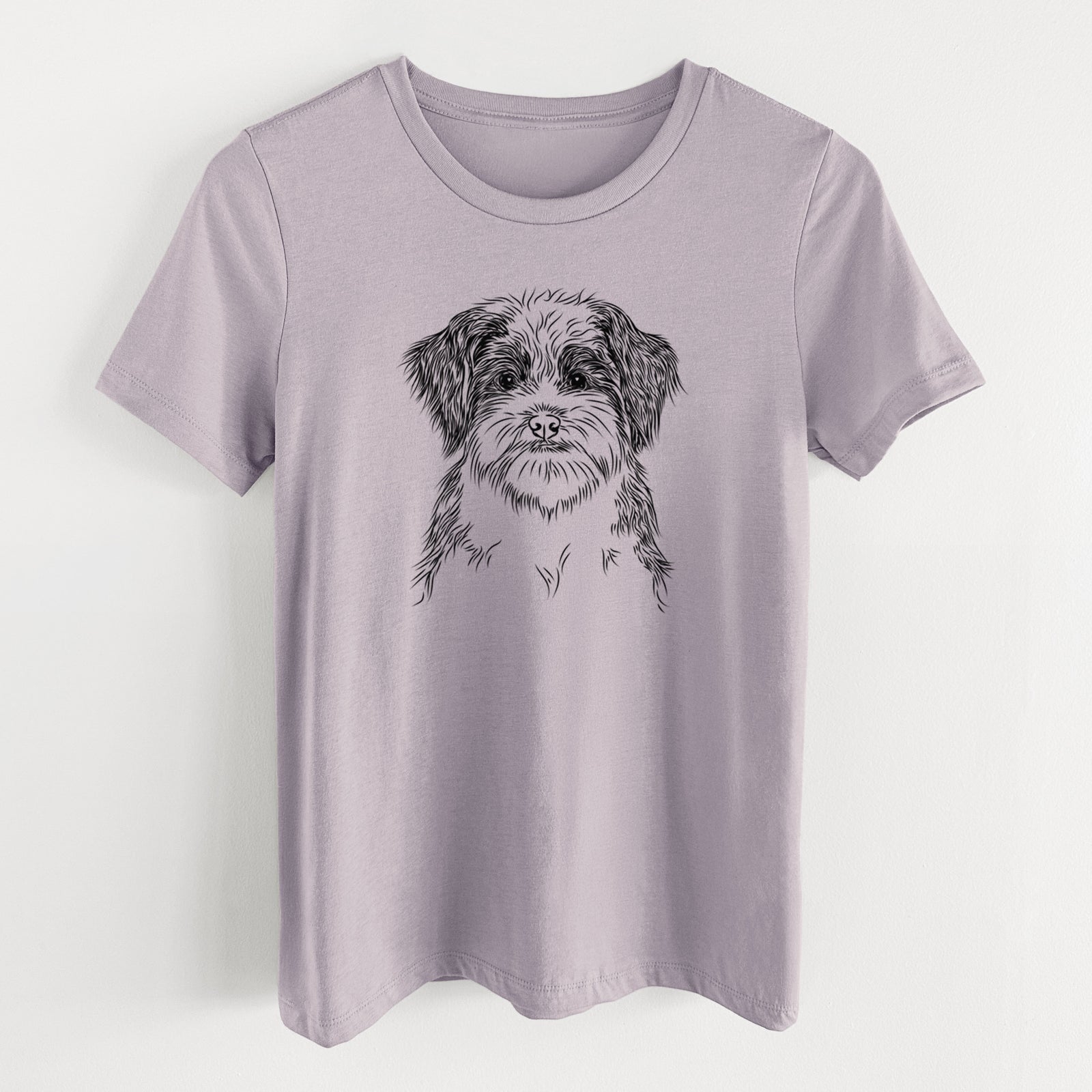 Bare Asa the Havanese - Women's Lightweight Relaxed Fit 100% Cotton Crewneck