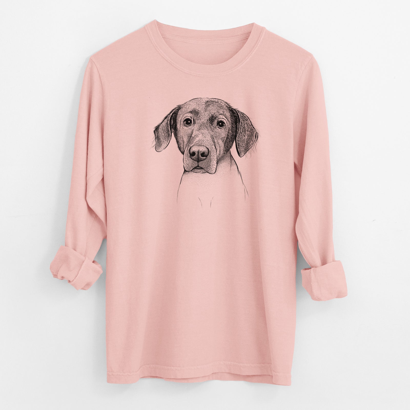 Bare Baldwin the Mixed Breed - Men's Heavyweight 100% Cotton Long Sleeve