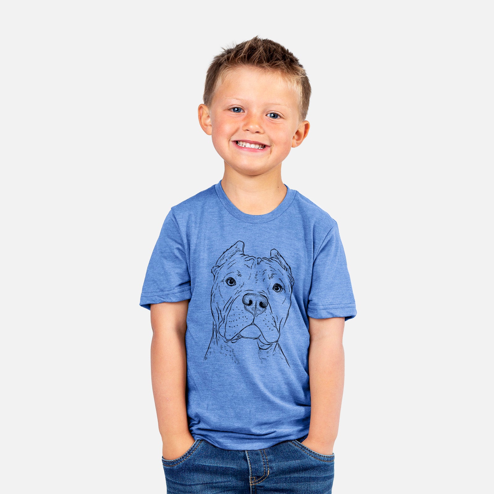 Bare Bam Bam the Pitbull - Kids/Youth/Toddler Shirt