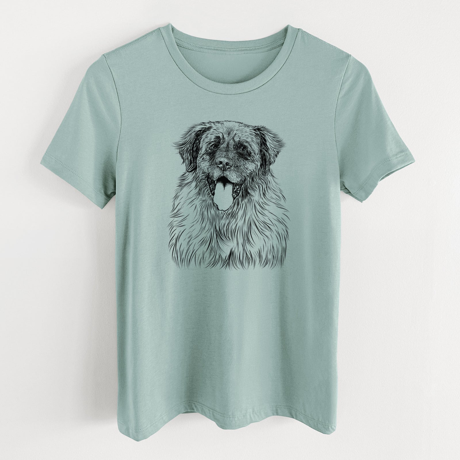Bare Bamboo the Leonberger - Women's Lightweight Relaxed Fit 100% Cotton Crewneck