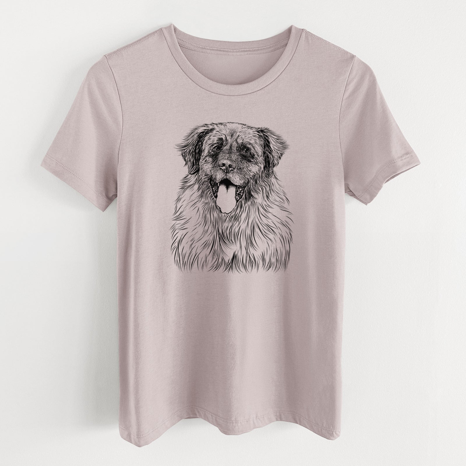 Bare Bamboo the Leonberger - Women's Lightweight Relaxed Fit 100% Cotton Crewneck