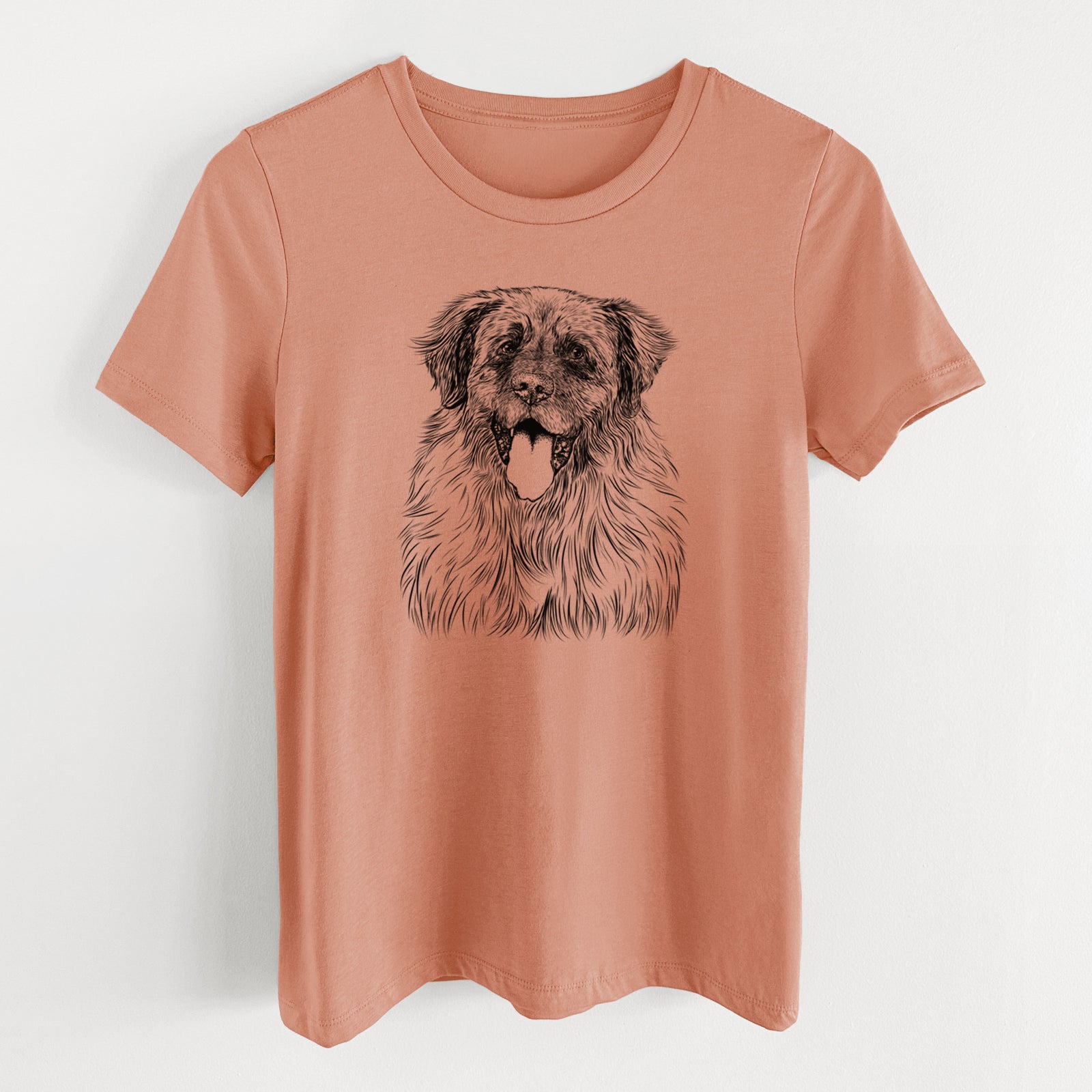 Bare Bamboo the Leonberger - Women's Lightweight Relaxed Fit 100% Cotton Crewneck