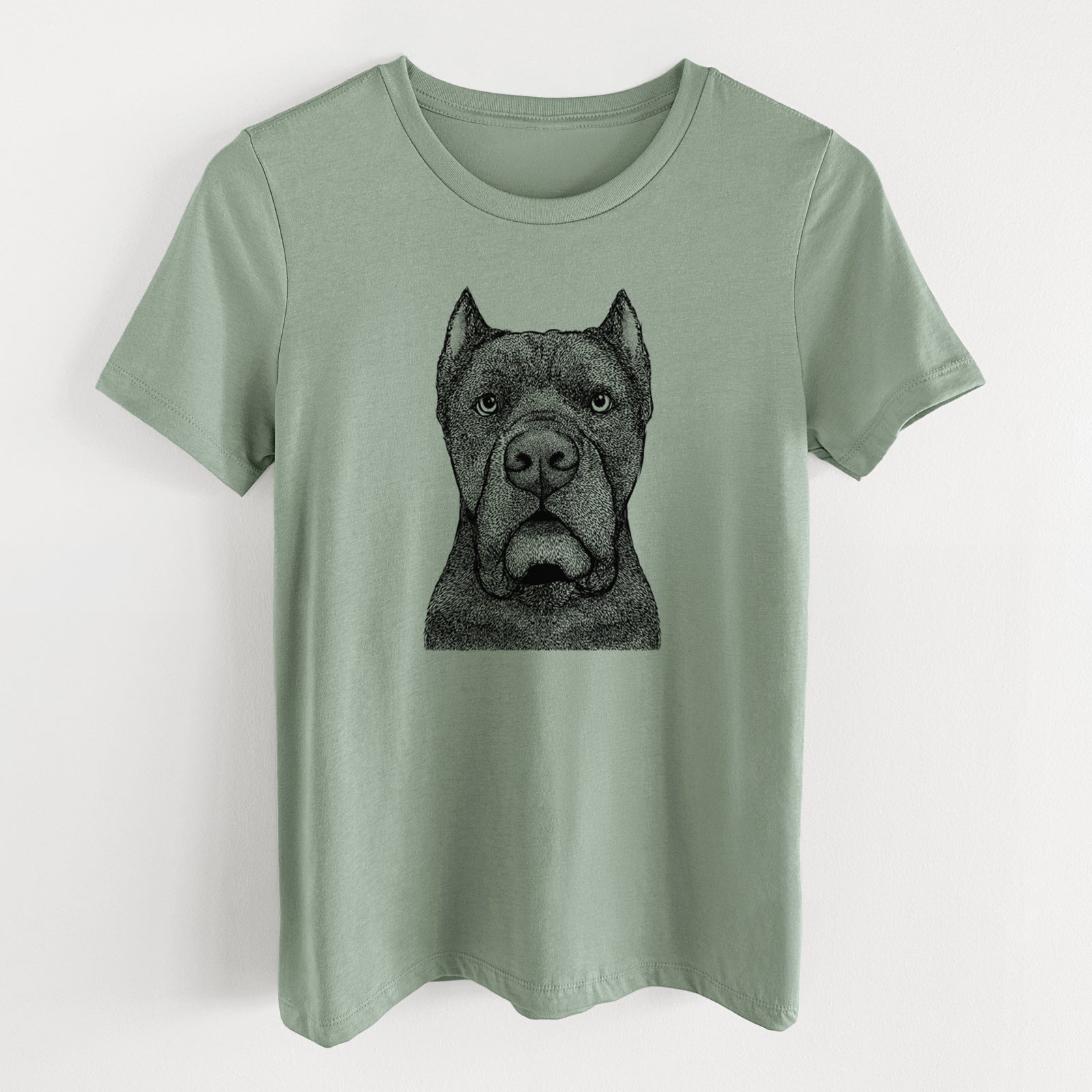 Bare Bruno the Cane Corso - Women's Lightweight Relaxed Fit 100% Cotton Crewneck