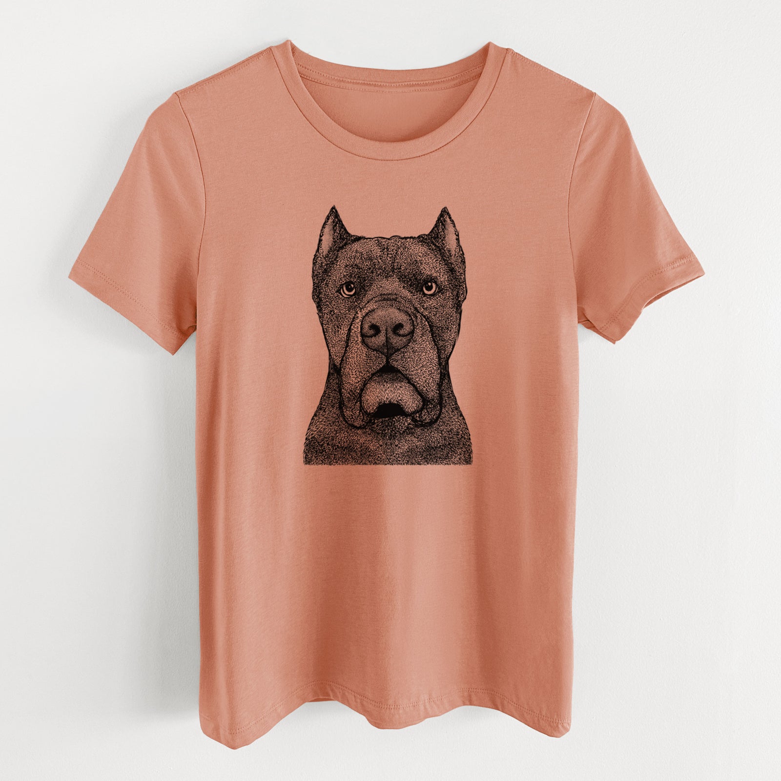 Bare Bruno the Cane Corso - Women's Lightweight Relaxed Fit 100% Cotton Crewneck