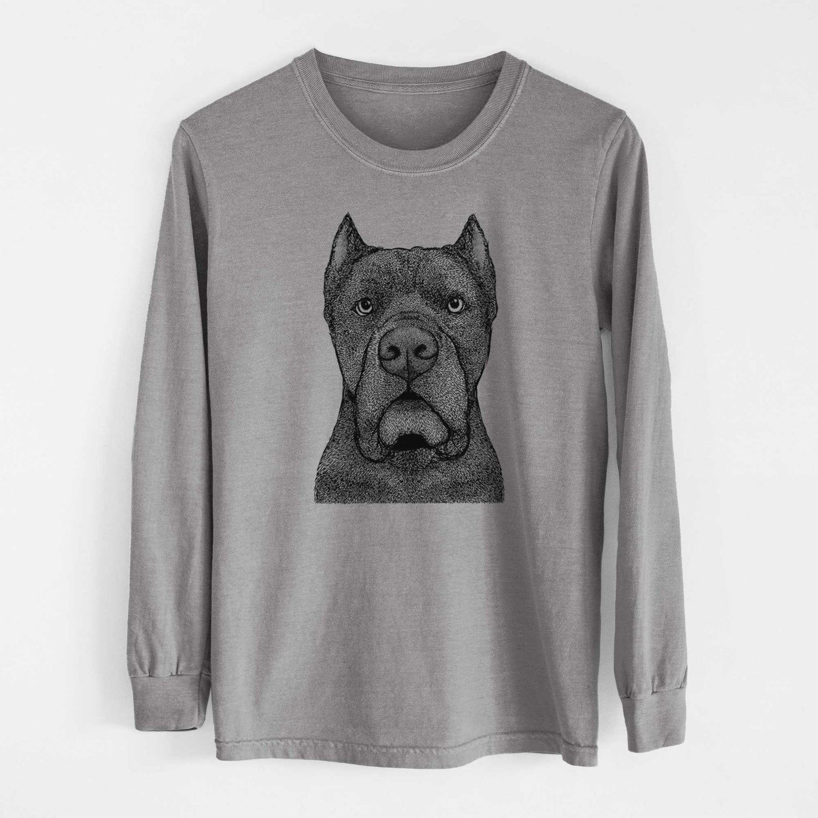Bare Bruno the Cane Corso - Men's Heavyweight 100% Cotton Long Sleeve