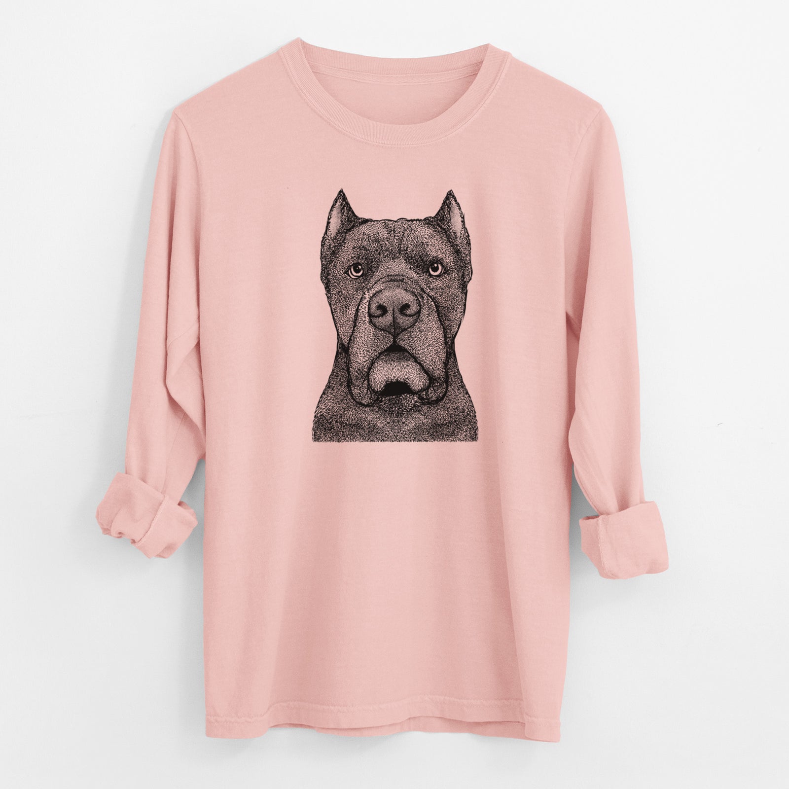Bare Bruno the Cane Corso - Men's Heavyweight 100% Cotton Long Sleeve