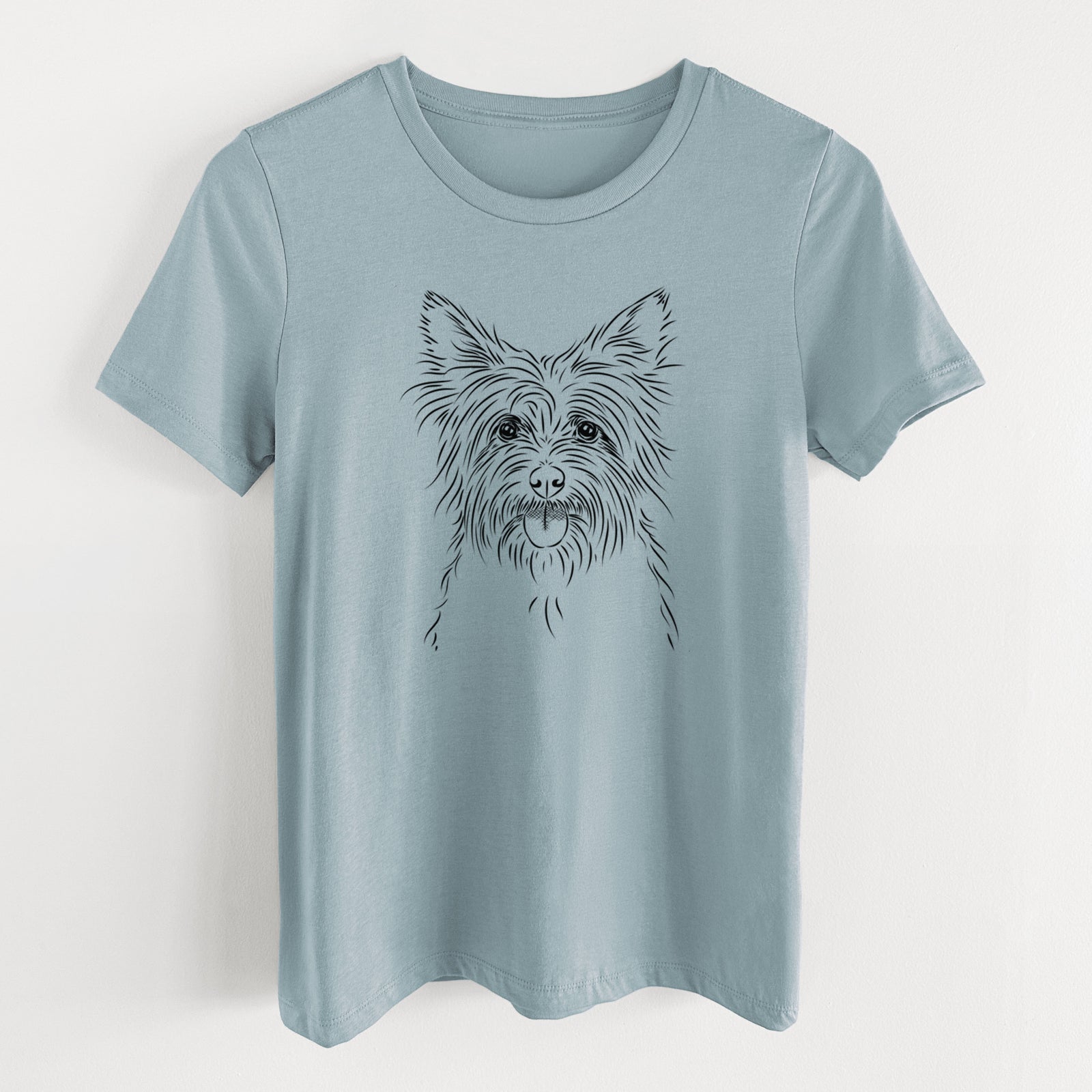 Bare Calum the Cairn Terrier - Women's Lightweight Relaxed Fit 100% Cotton Crewneck
