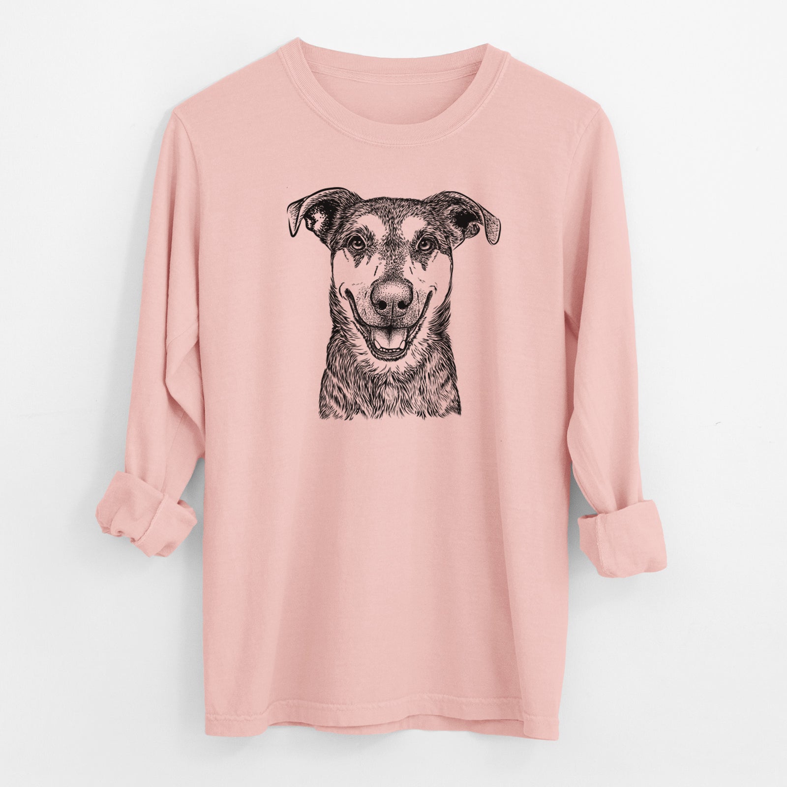 Bare Case the Mixed Breed - Men's Heavyweight 100% Cotton Long Sleeve