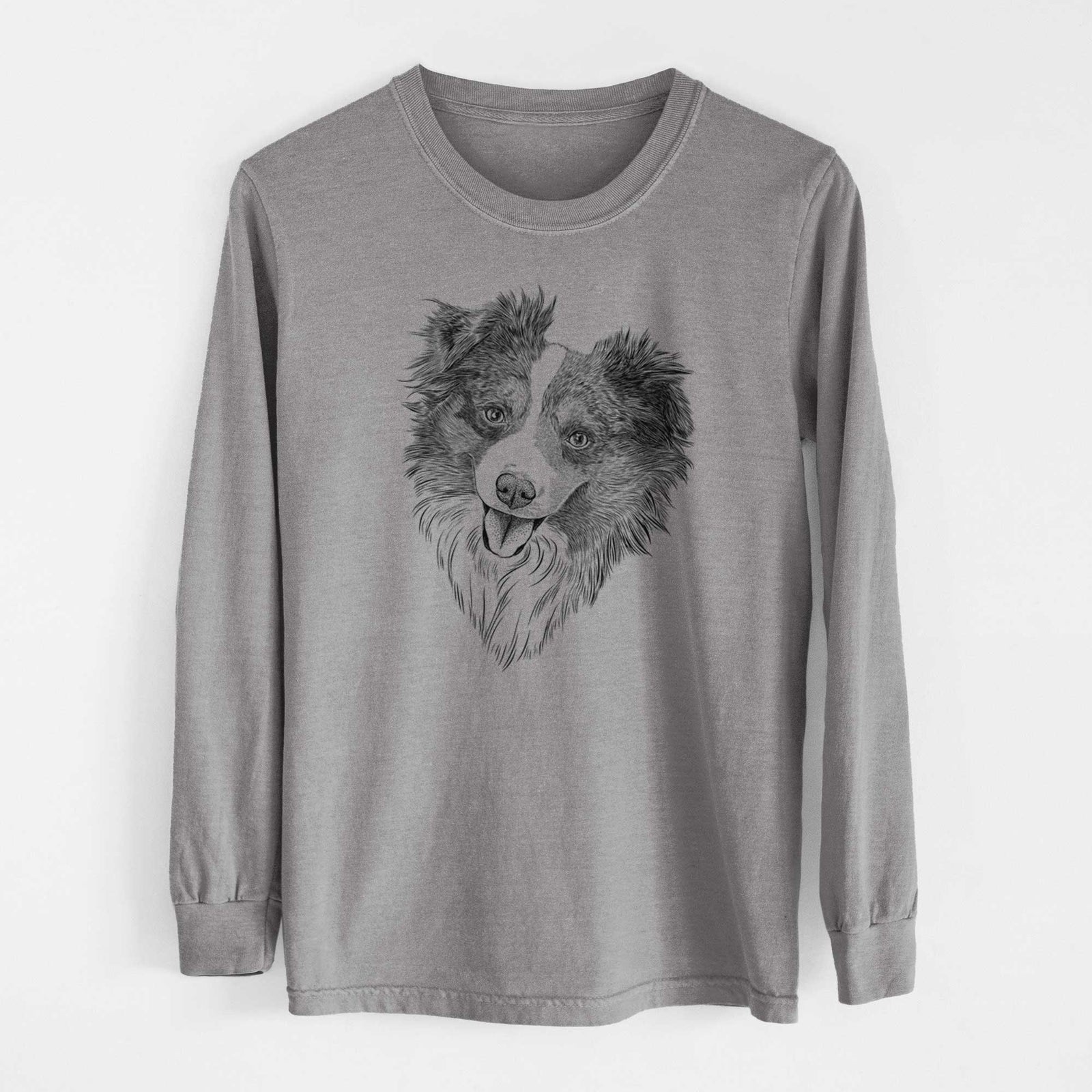 Bare Doc the Mini Aussie - Men's Heavyweight 100% Cotton Long Sleeve