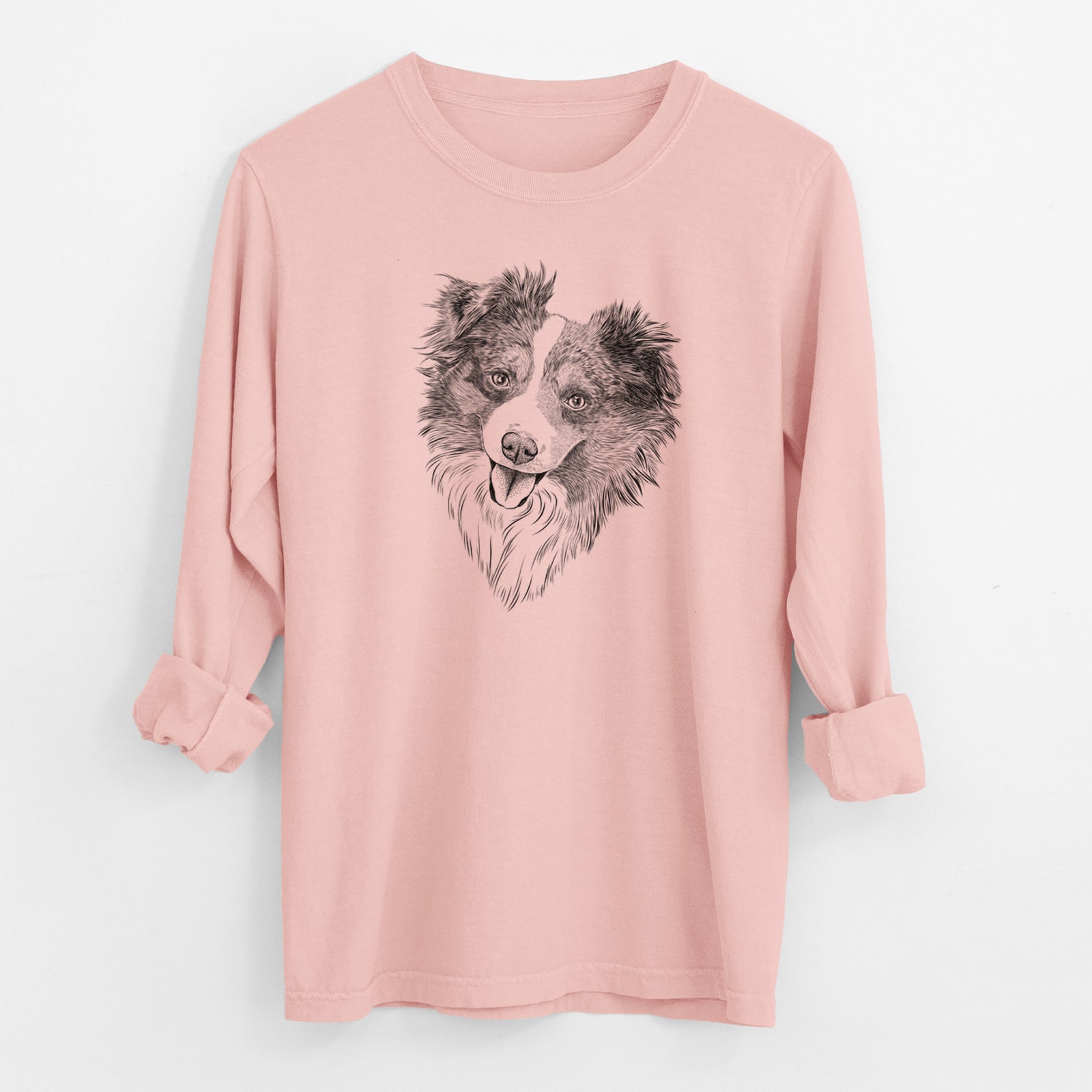 Bare Doc the Mini Aussie - Men's Heavyweight 100% Cotton Long Sleeve