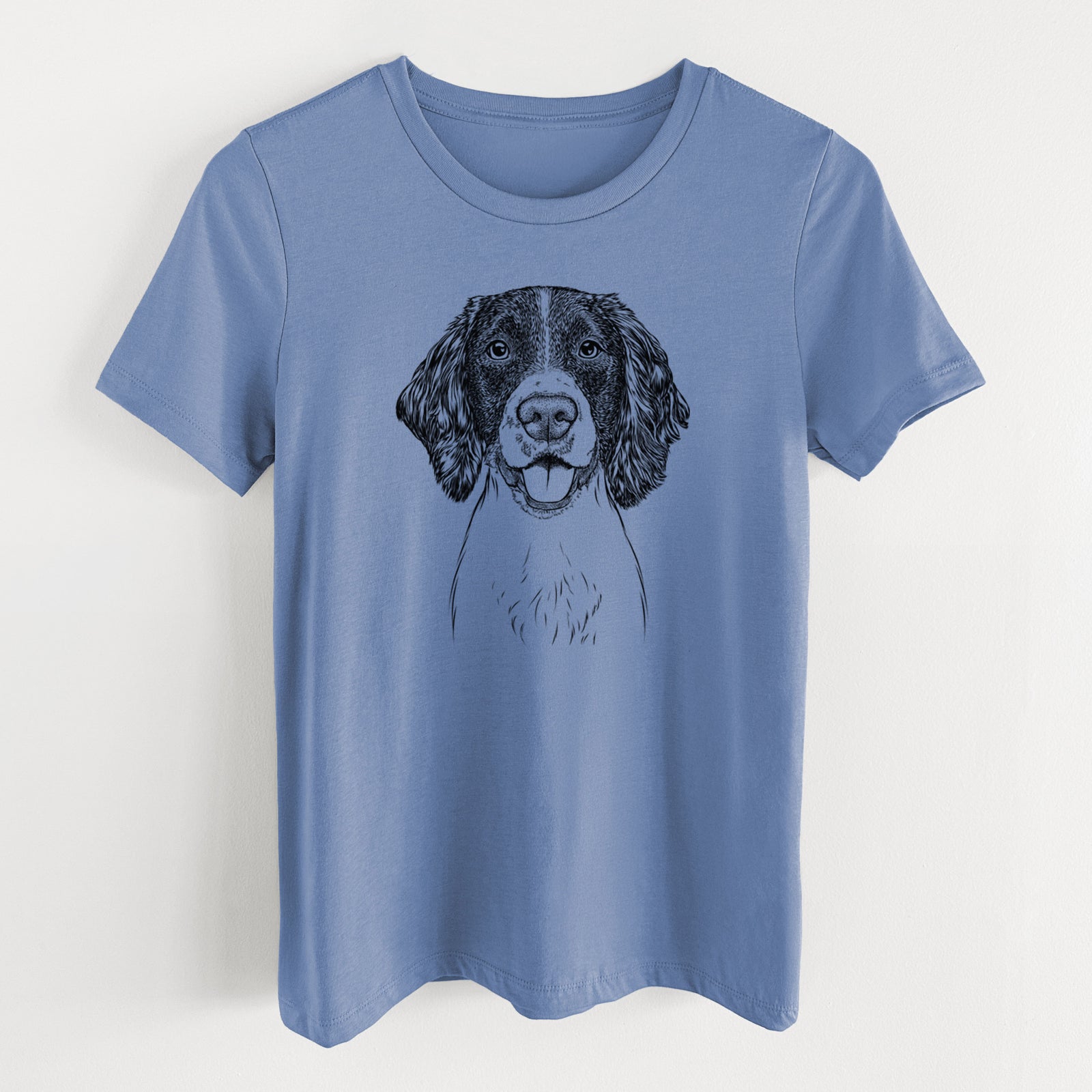 Bare Ever the English Springer Spaniel - Women's Lightweight Relaxed Fit 100% Cotton Crewneck