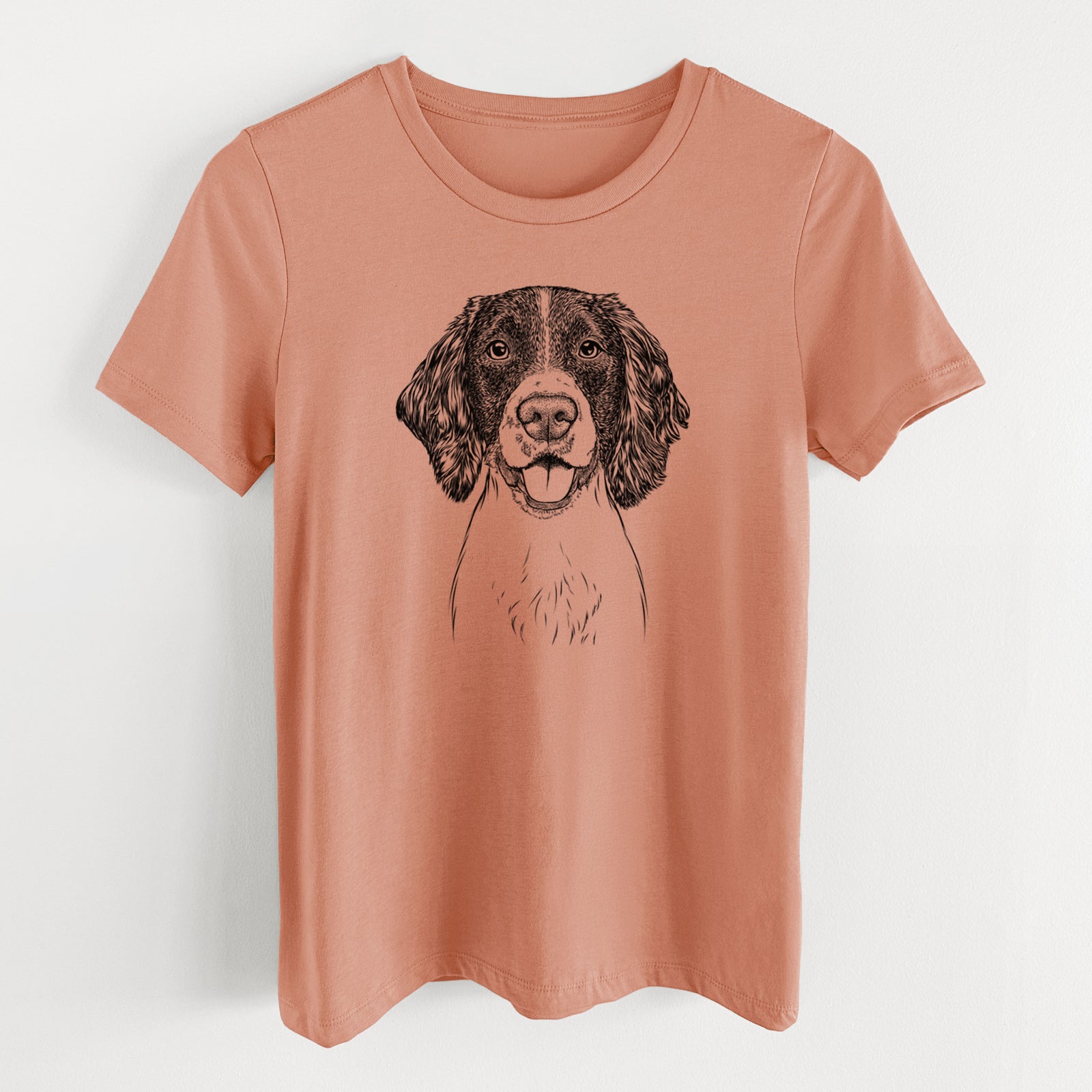 Bare Ever the English Springer Spaniel - Women's Lightweight Relaxed Fit 100% Cotton Crewneck