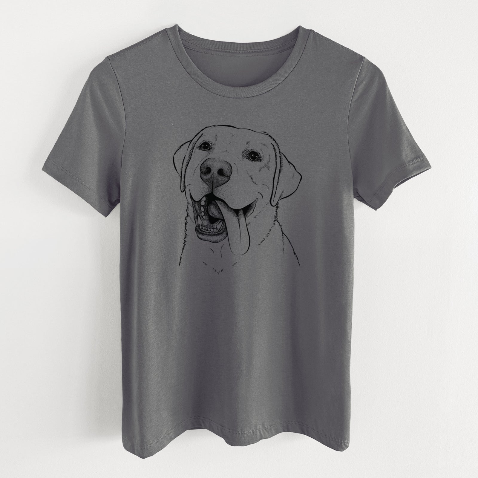 Bare Finn the Labrador Retriever - Women's Lightweight Relaxed Fit 100% Cotton Crewneck