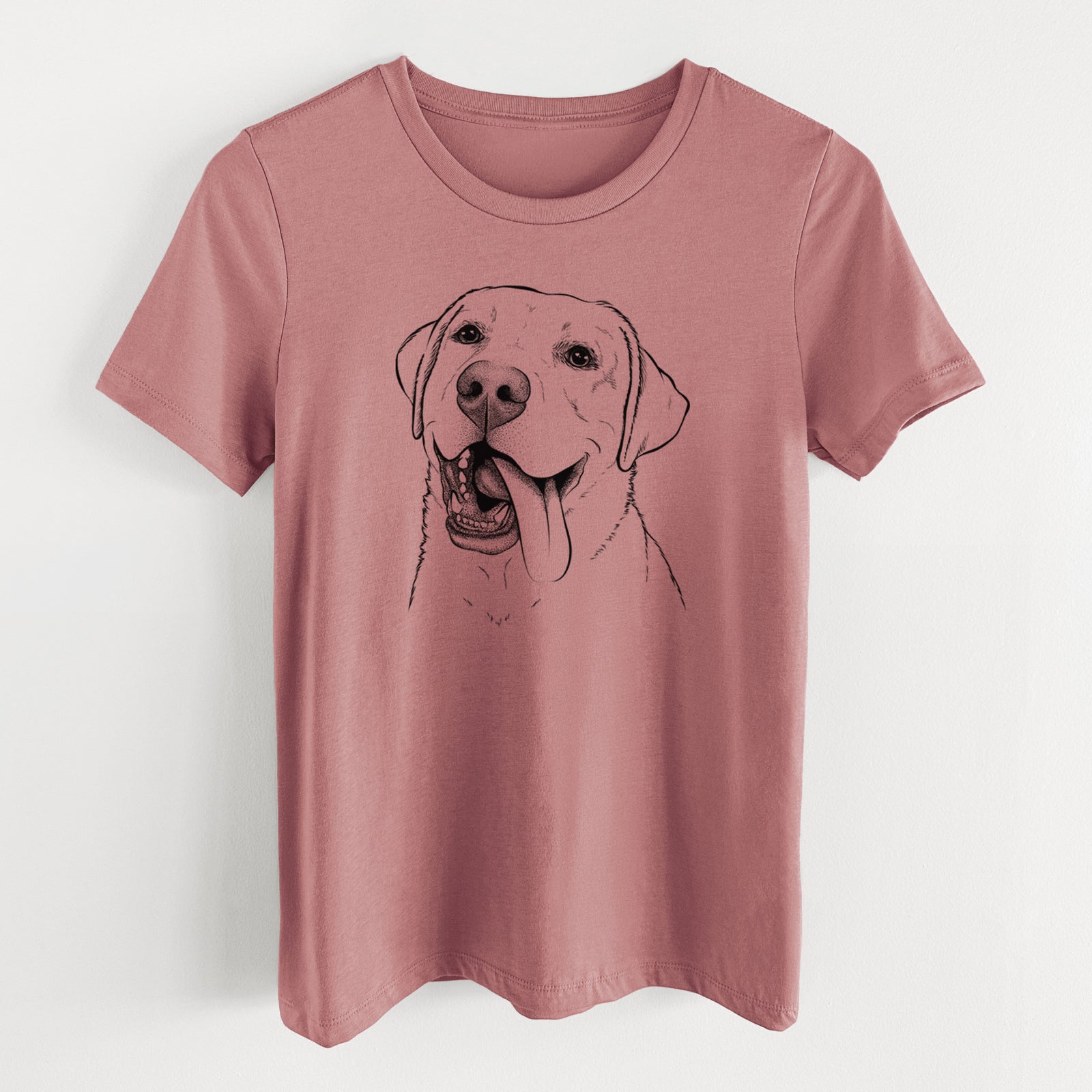Bare Finn the Labrador Retriever - Women's Lightweight Relaxed Fit 100% Cotton Crewneck