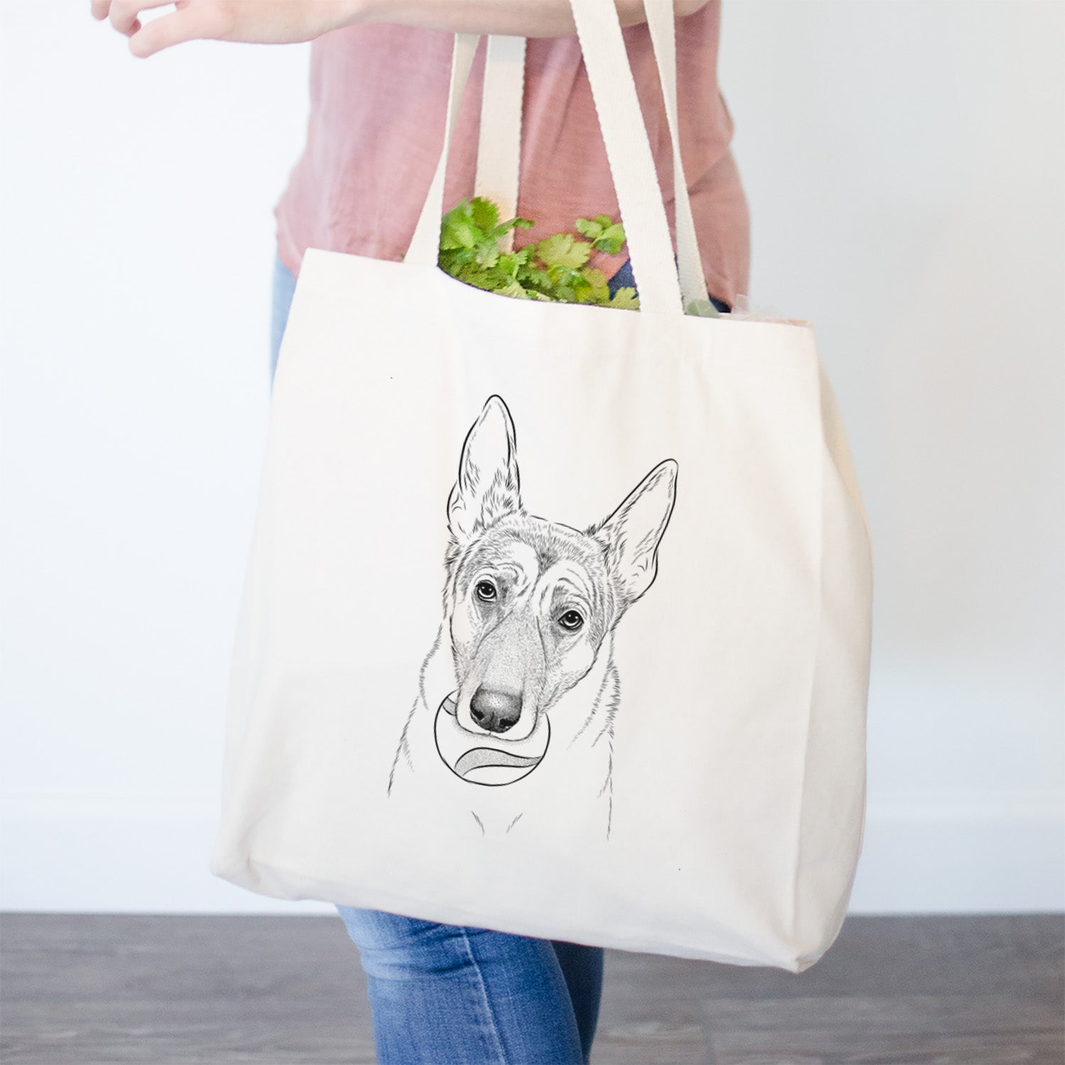Greta the German Shepherd - Tote Bag
