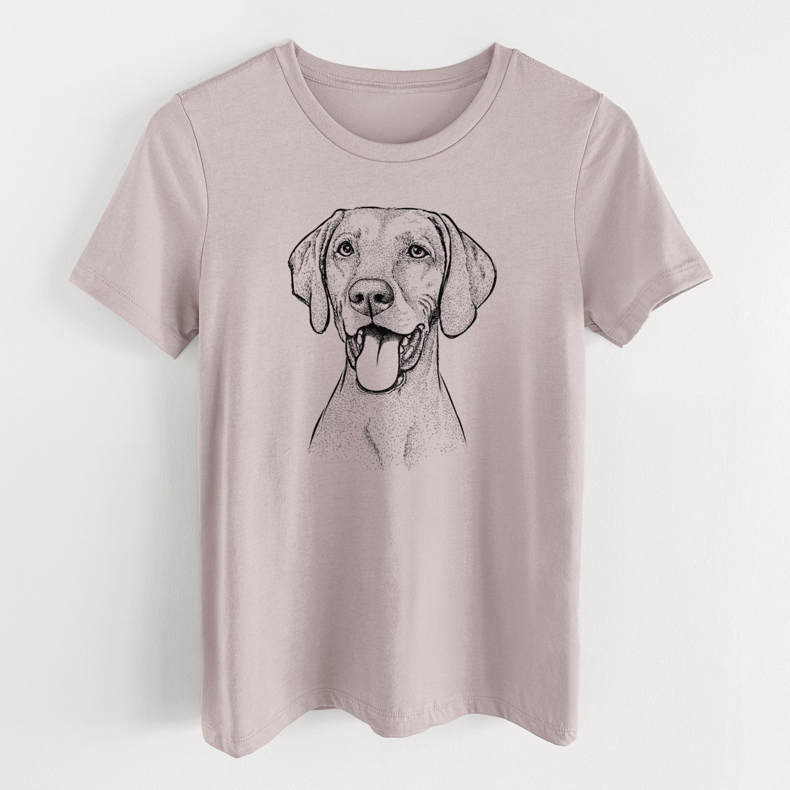 Bare Harper the Vizsla - Women's Lightweight Relaxed Fit 100% Cotton Crewneck