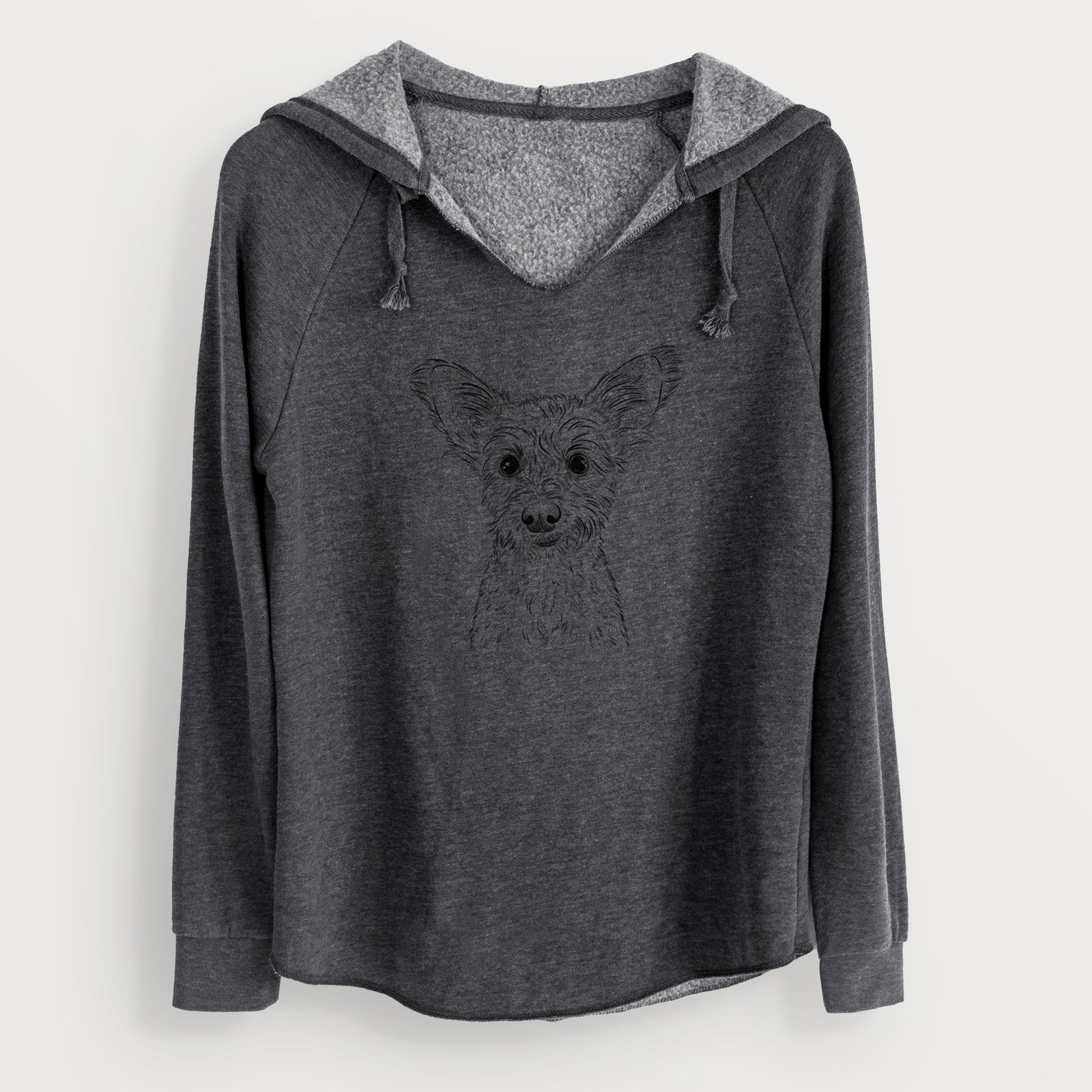 Bare Heidi the Schnauzer Mix - Cali Wave Hooded Sweatshirt