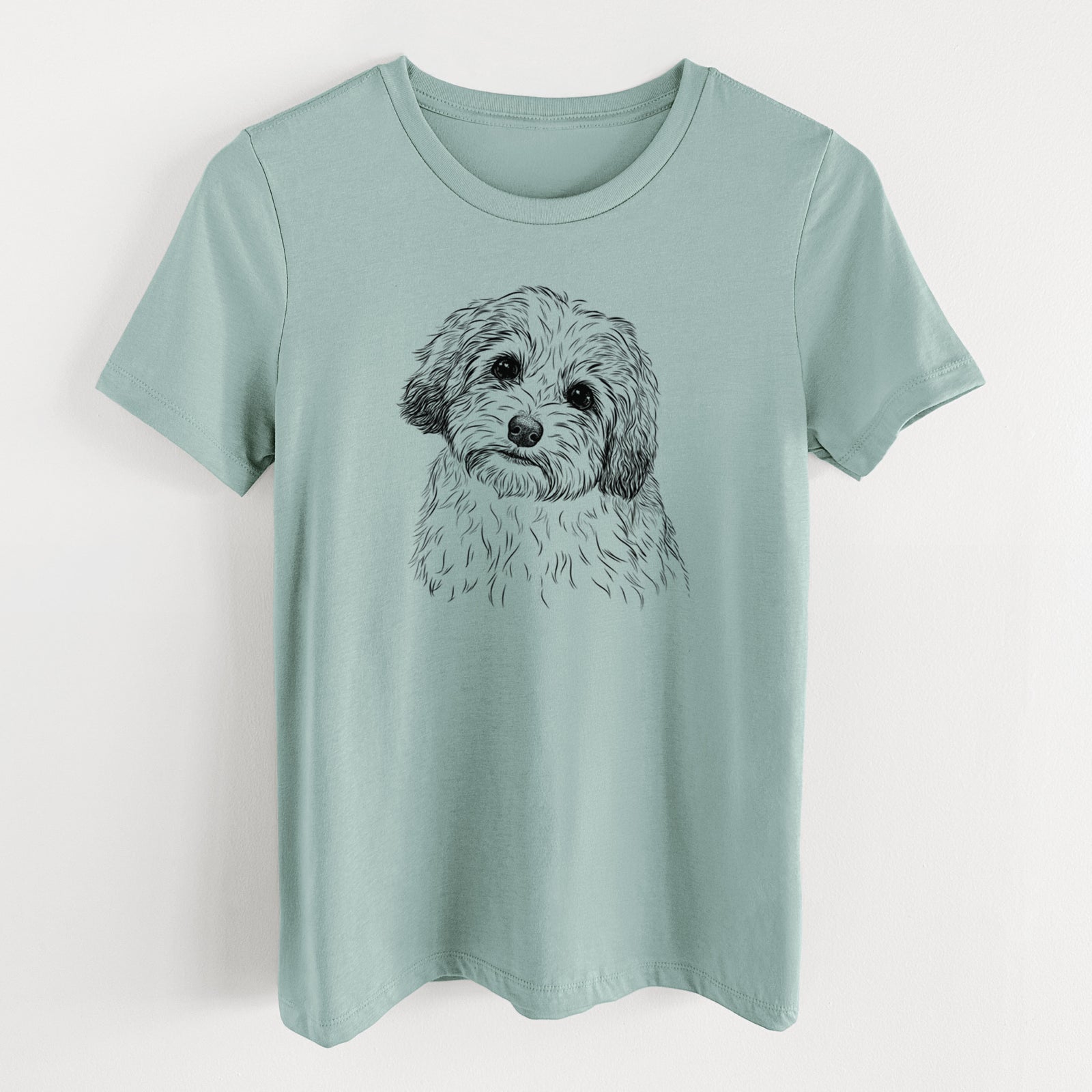 Bare Henry the Havanese - Women's Lightweight Relaxed Fit 100% Cotton Crewneck