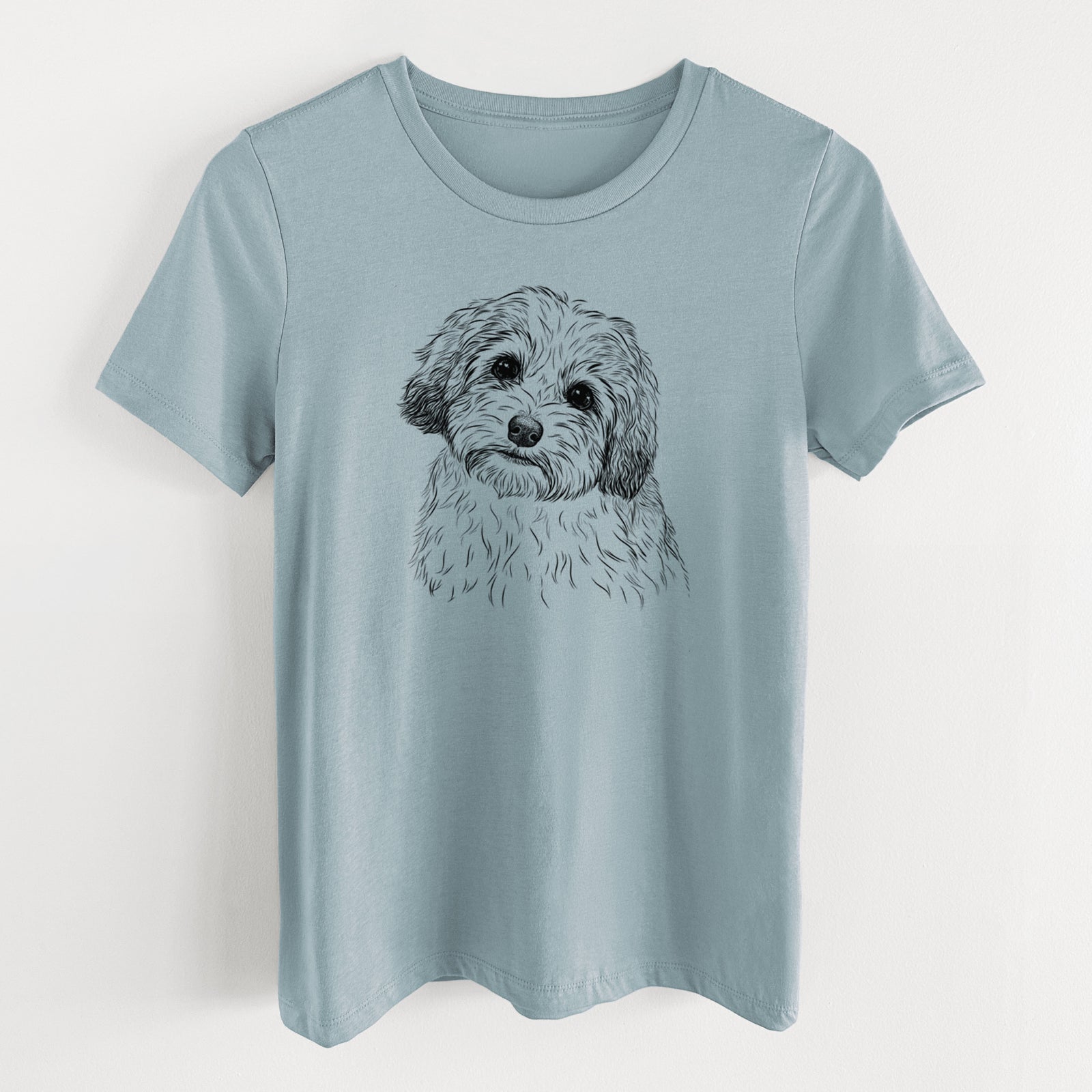Bare Henry the Havanese - Women's Lightweight Relaxed Fit 100% Cotton Crewneck
